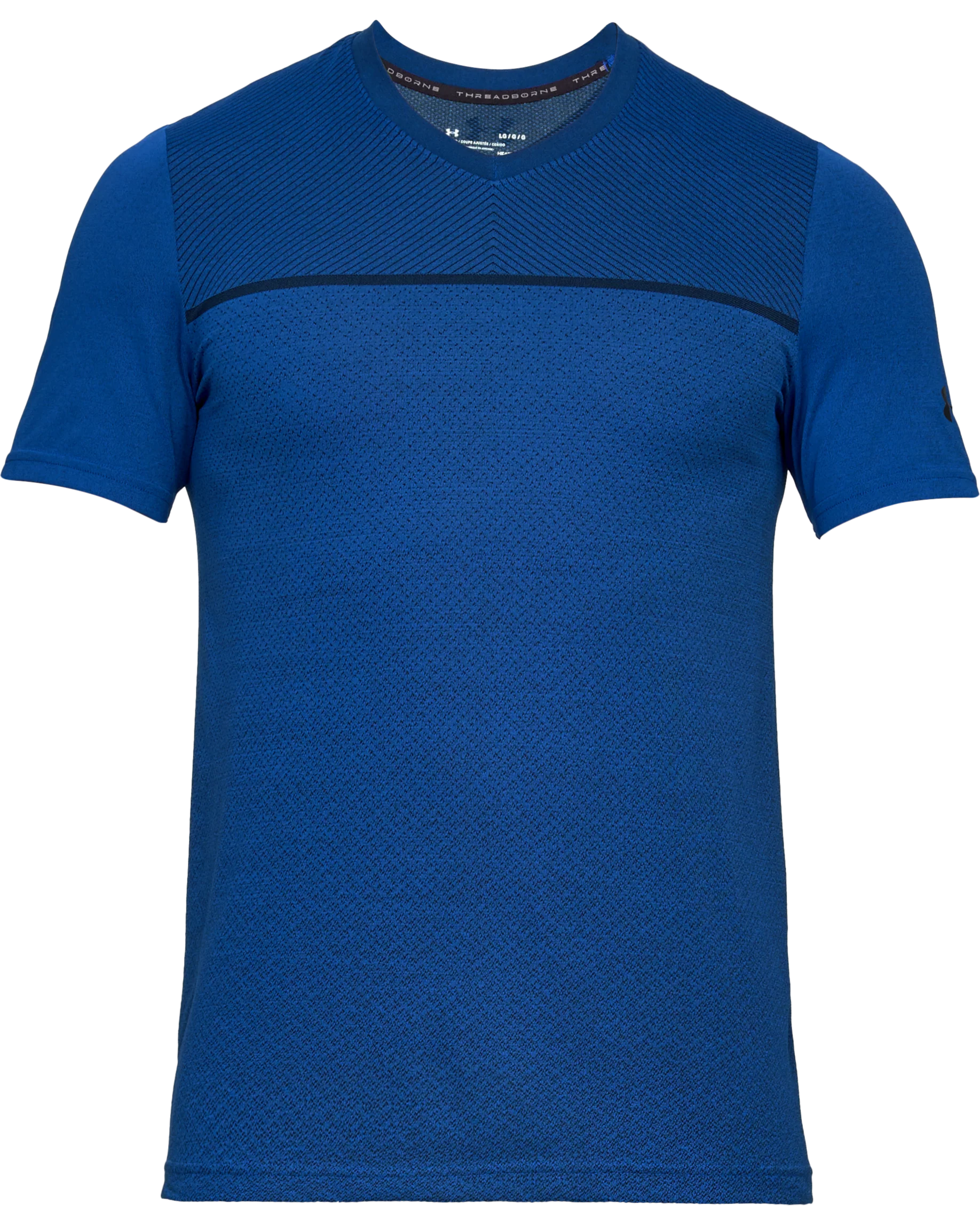Men's UA Vanish Seamless Short Sleeve V-Neck - Image 4