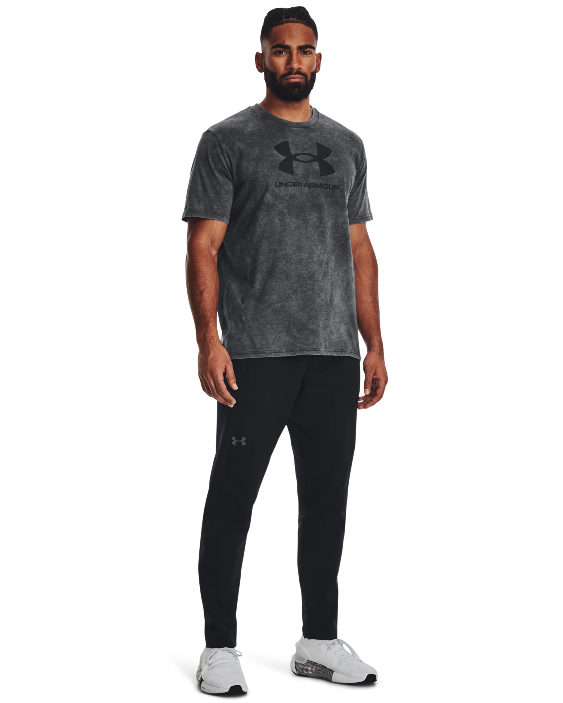 Men's UA Wash Tonal Sportstyle Short Sleeve - Image 4
