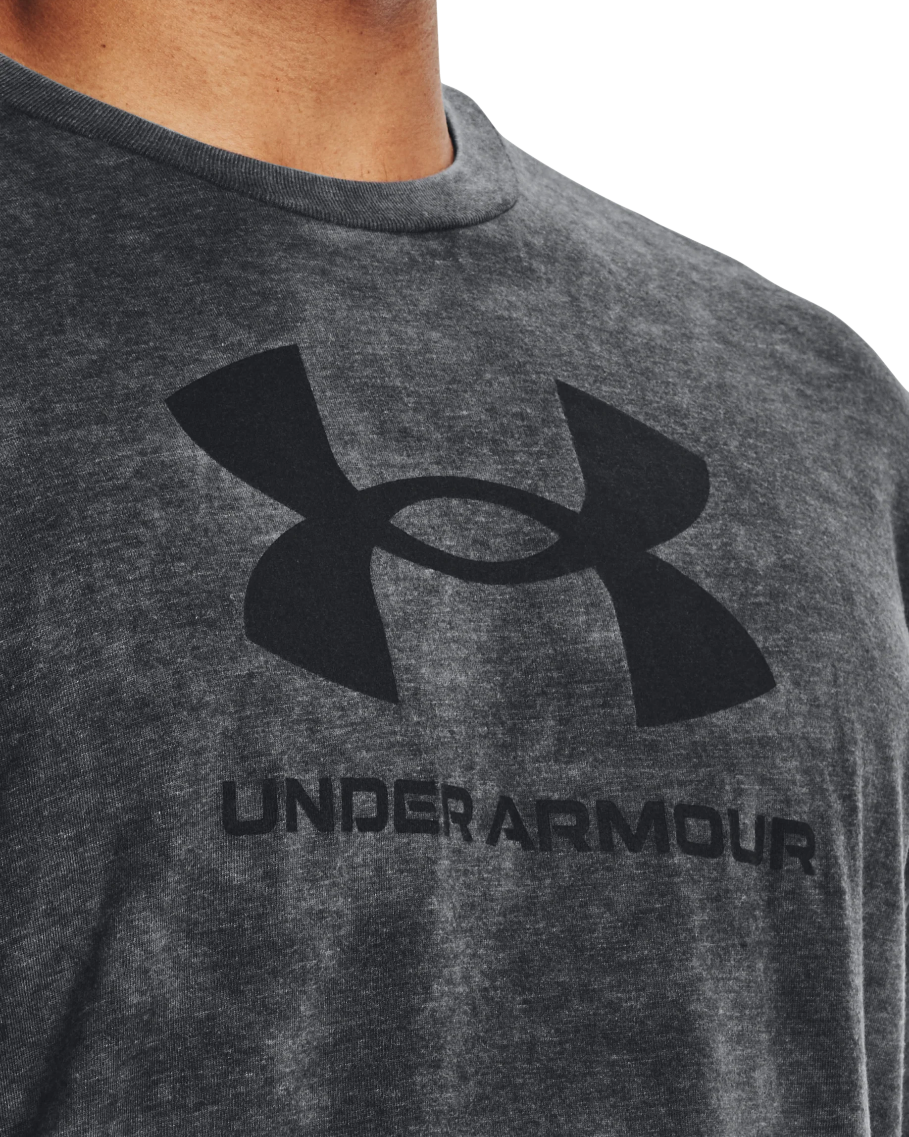 Men's UA Wash Tonal Sportstyle Short Sleeve - Image 5