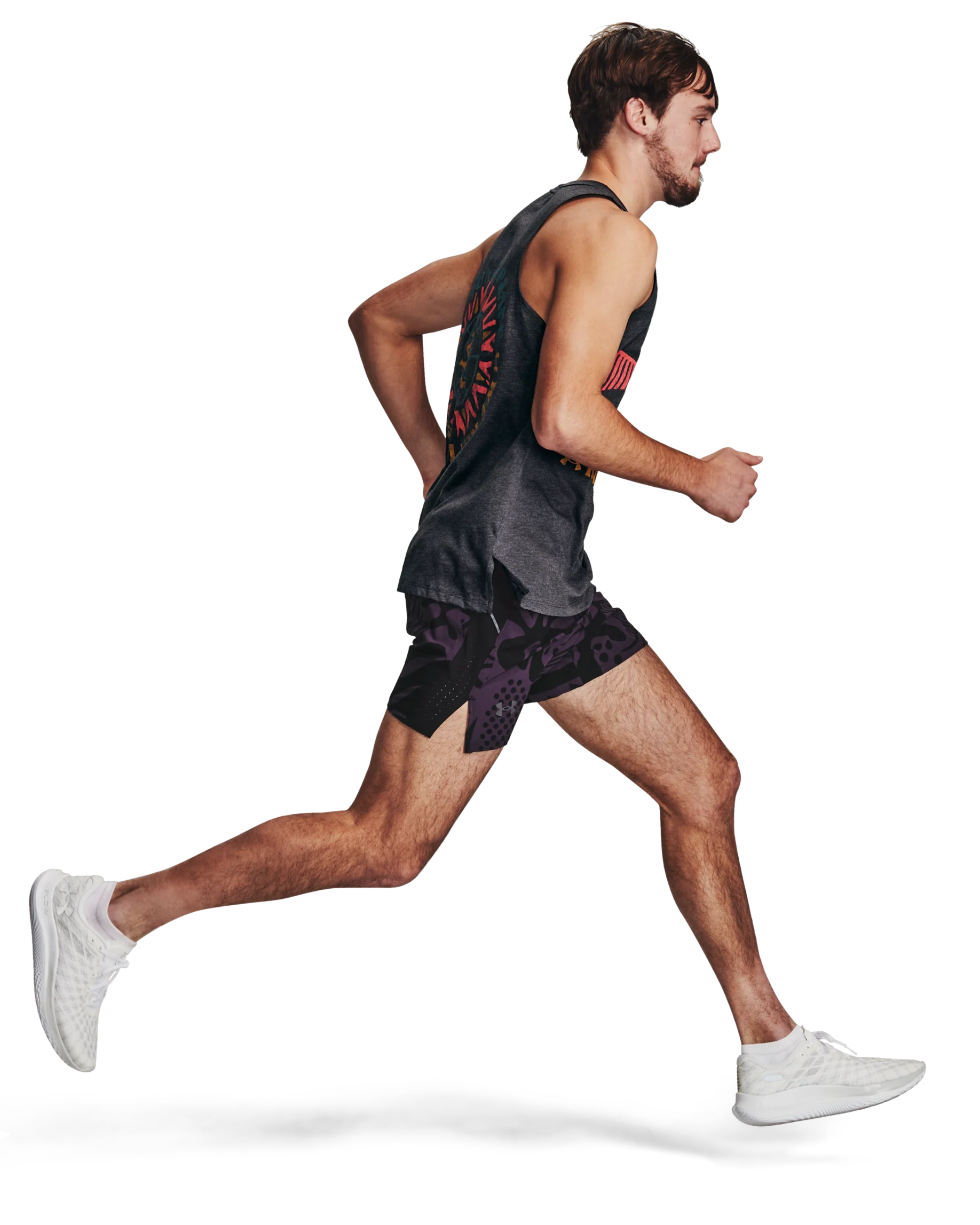 Men's UA We Run In Peace Singlet - Image 4