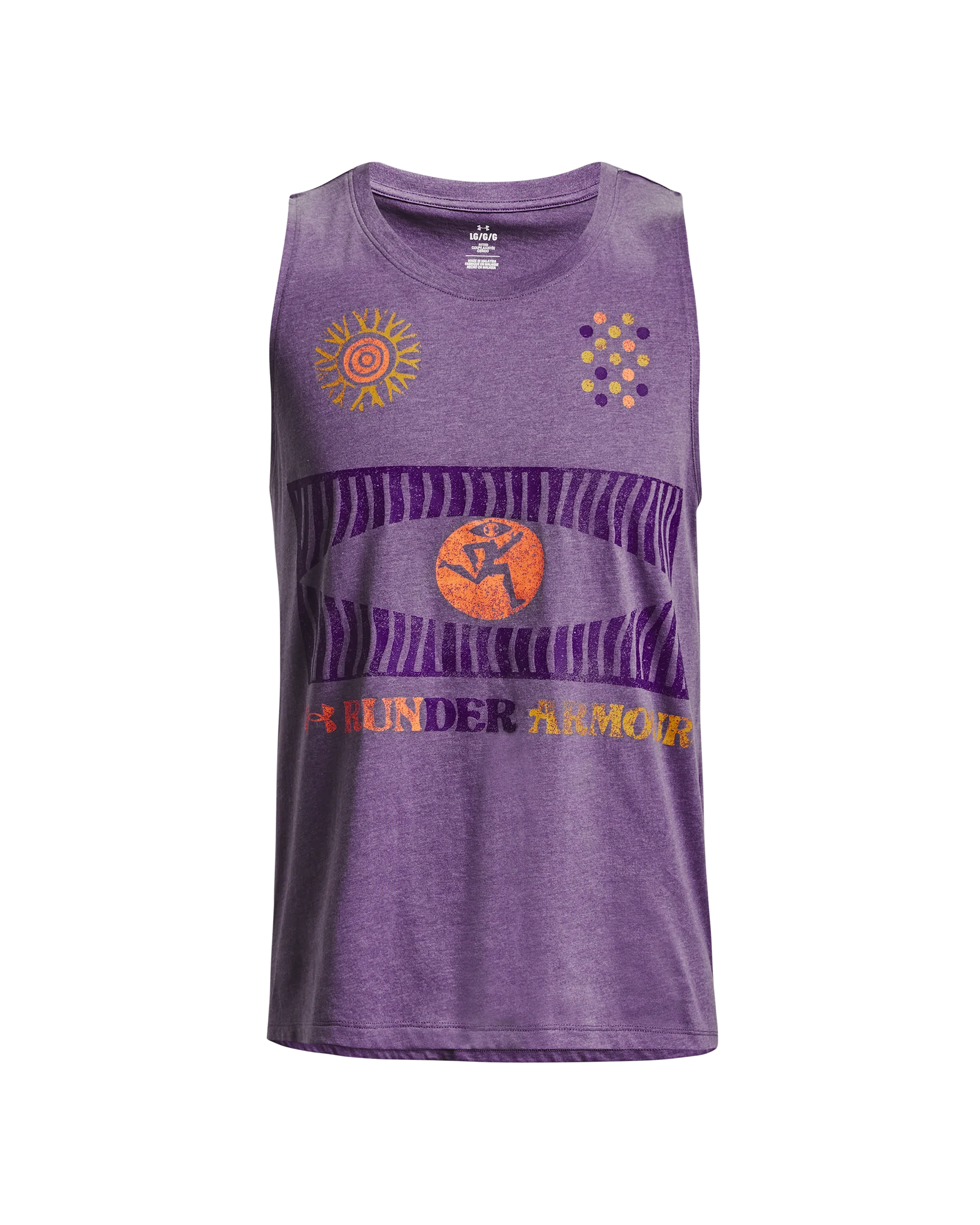 Men's UA We Run In Peace Singlet - Image 3