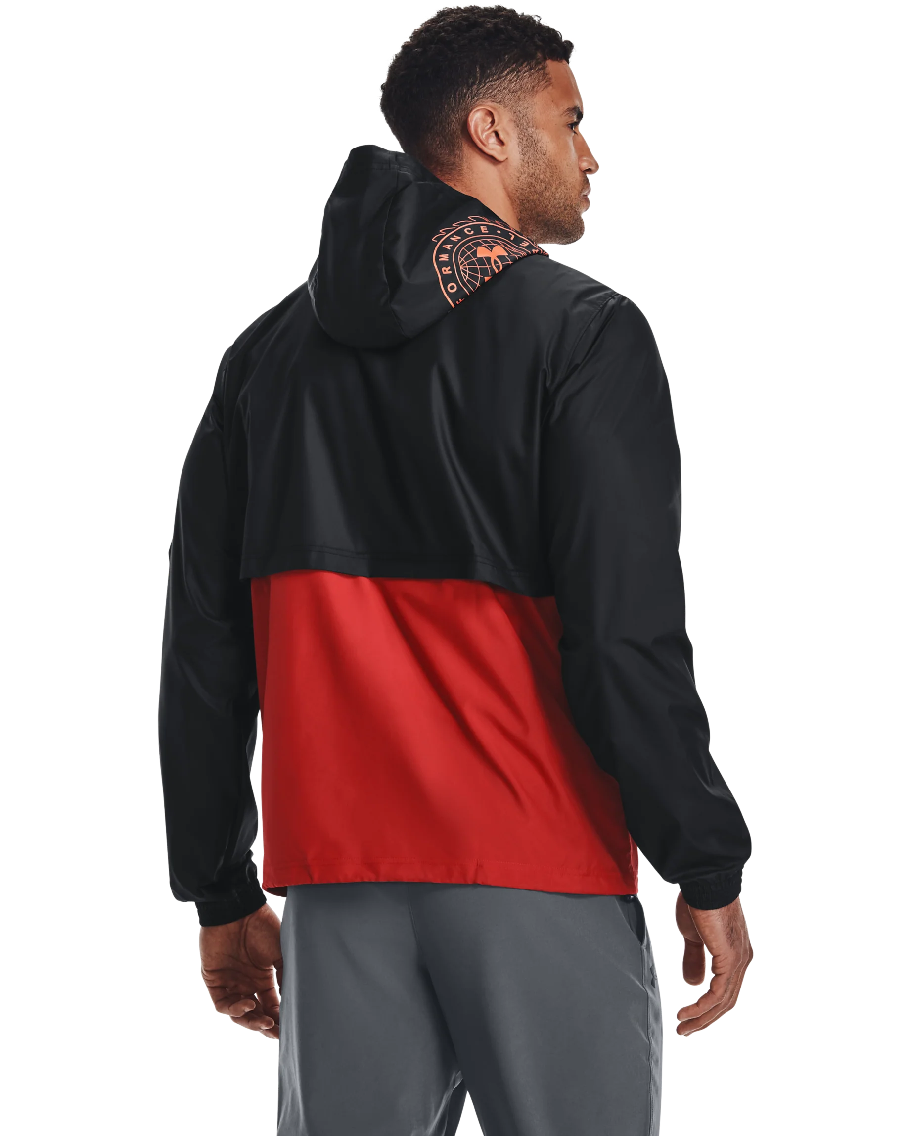 Men's UA Woven Alma Mater Anorak Jacket - Image 2