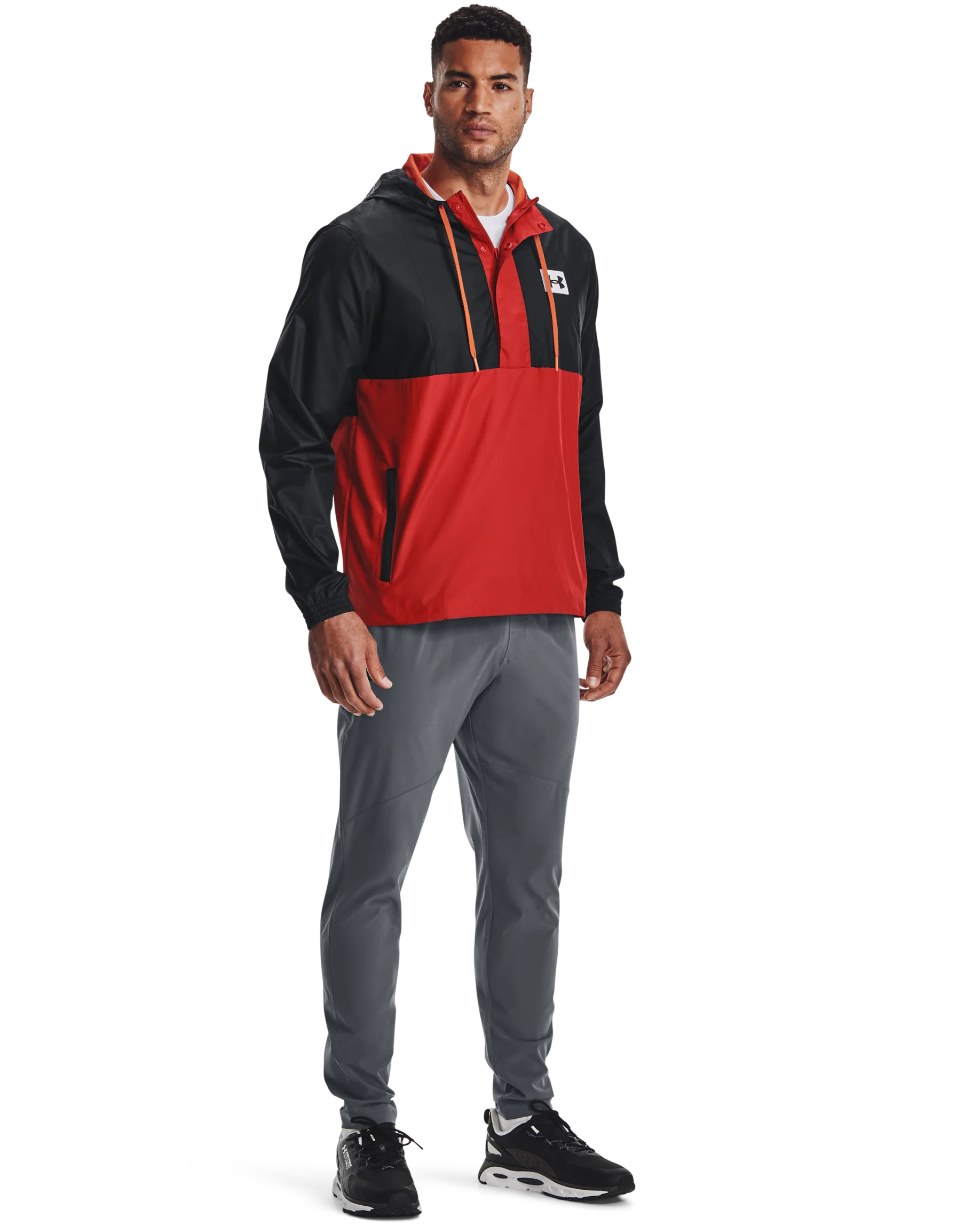 Men's UA Woven Alma Mater Anorak Jacket - Image 3