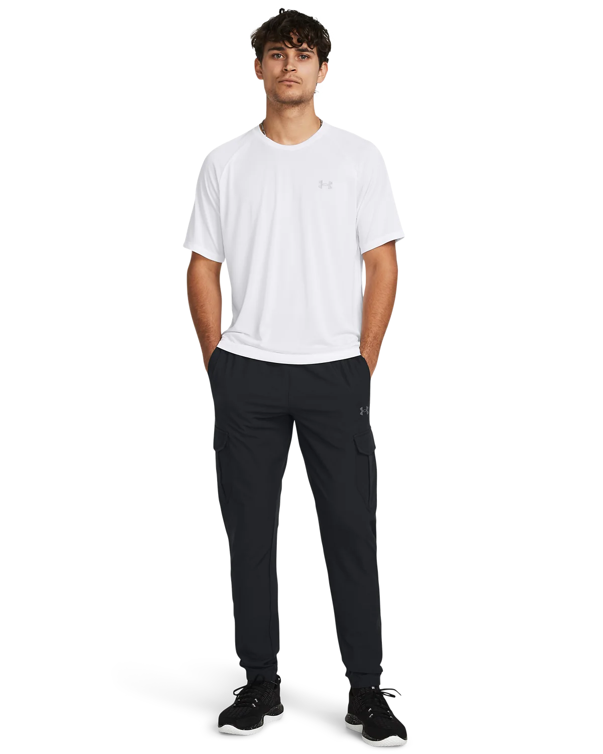 Men's UA Woven Cargo Joggers - Image 2