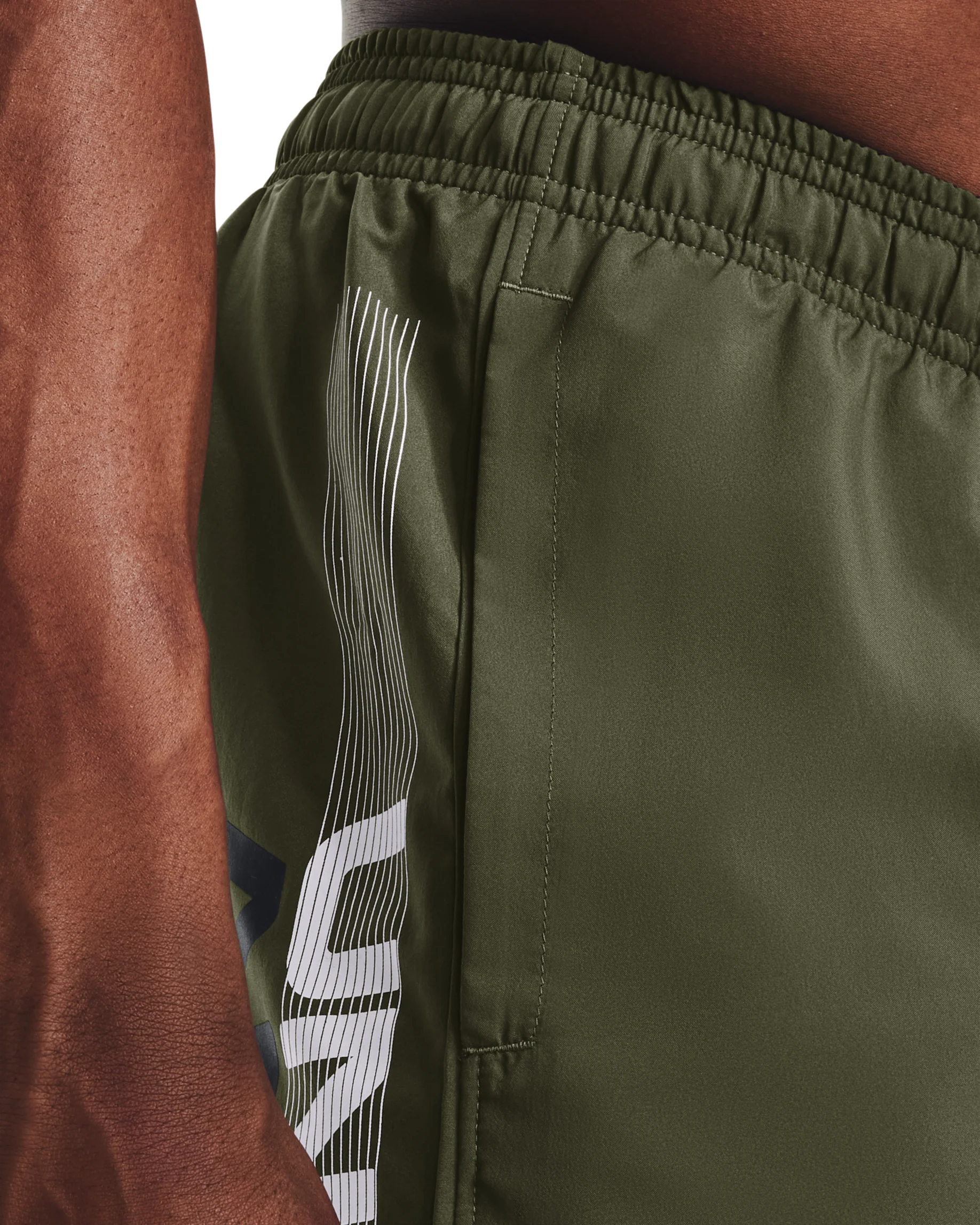 Men's UA Woven Graphic Wordmark Shorts - Image 7