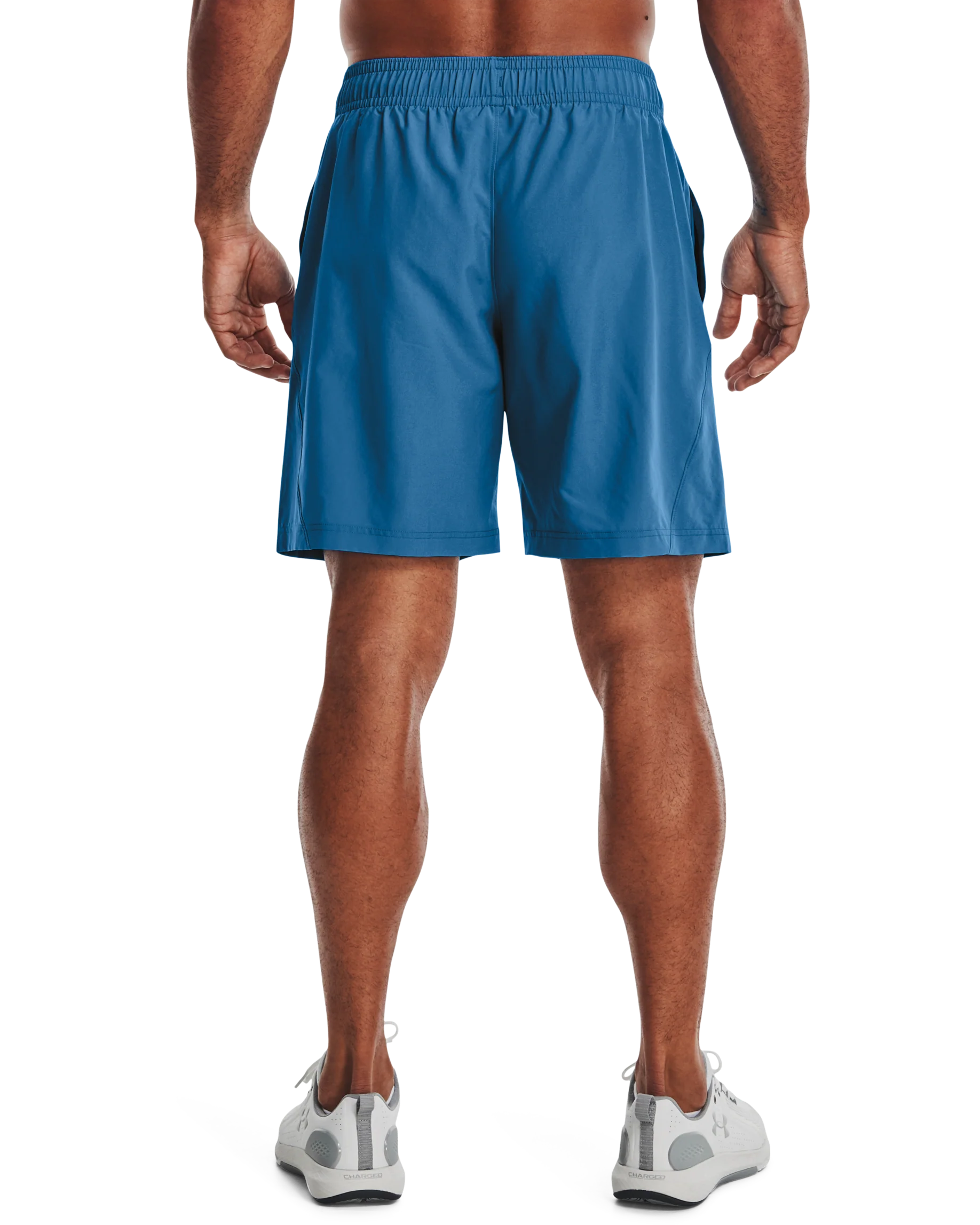 Men's UA Woven Graphic Wordmark Shorts - Image 2