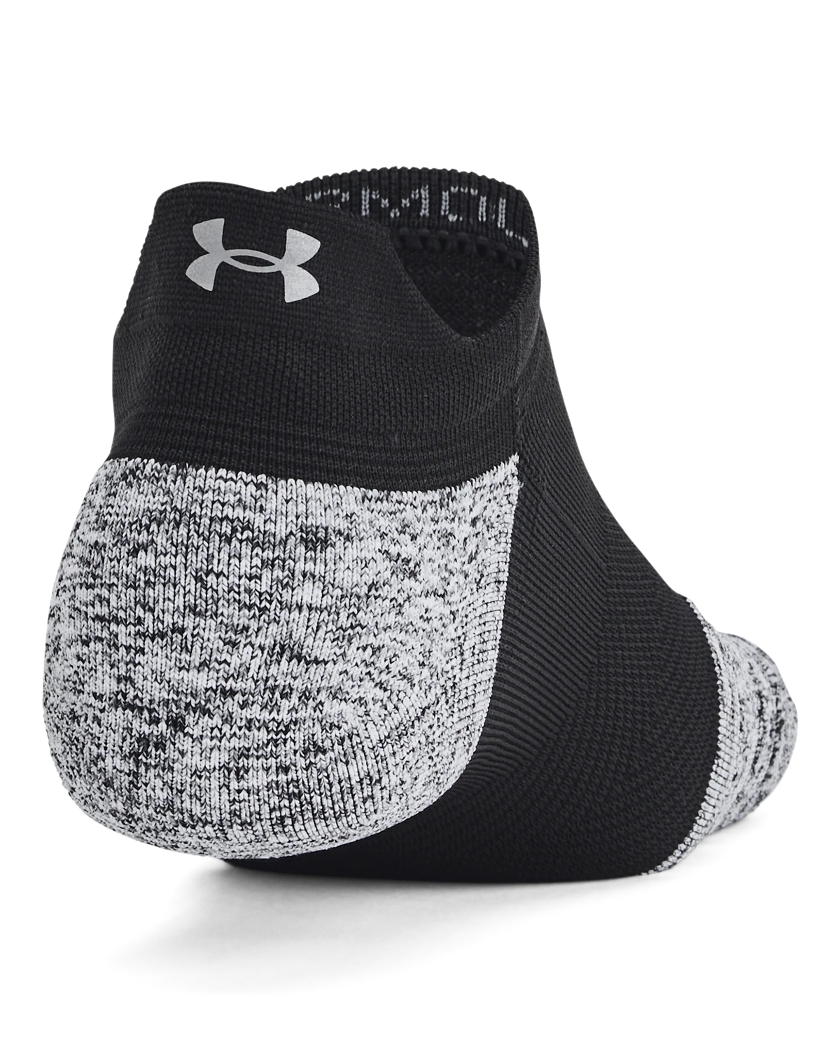 UA ArmourDry® Run Cushion 3-Pack No Show Socks - Image 2