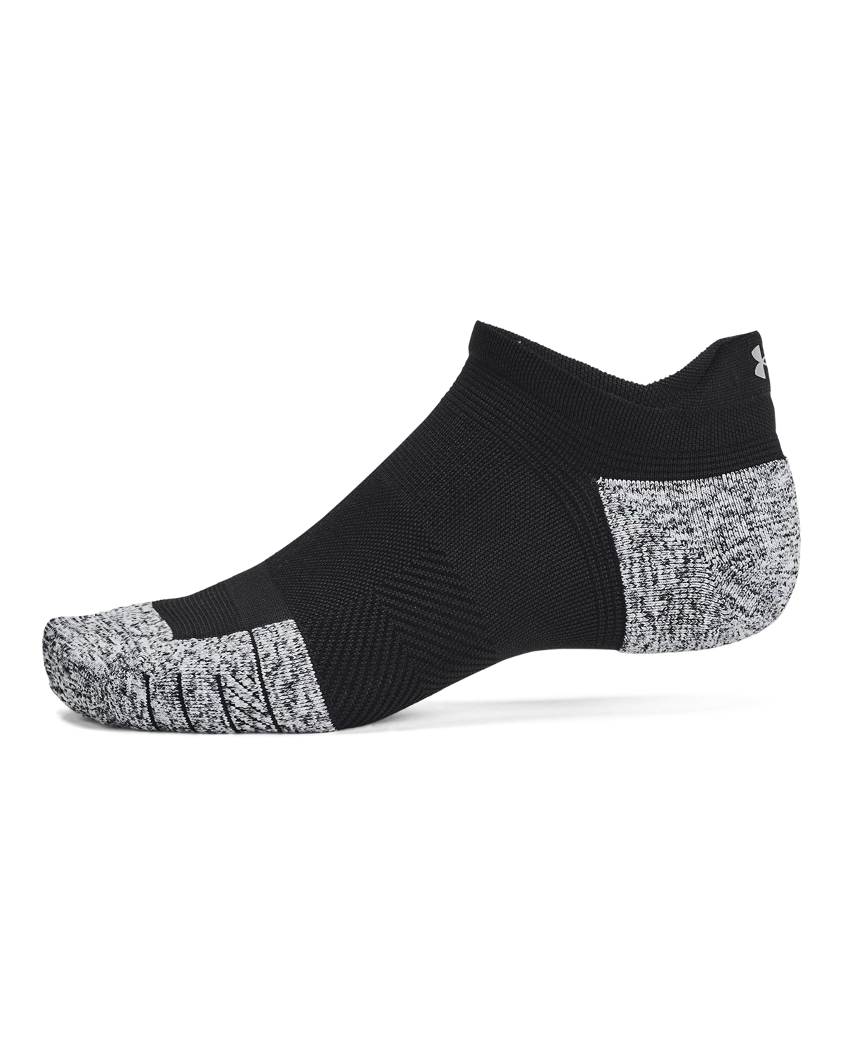 UA ArmourDry® Run Cushion 3-Pack No Show Socks - Image 3