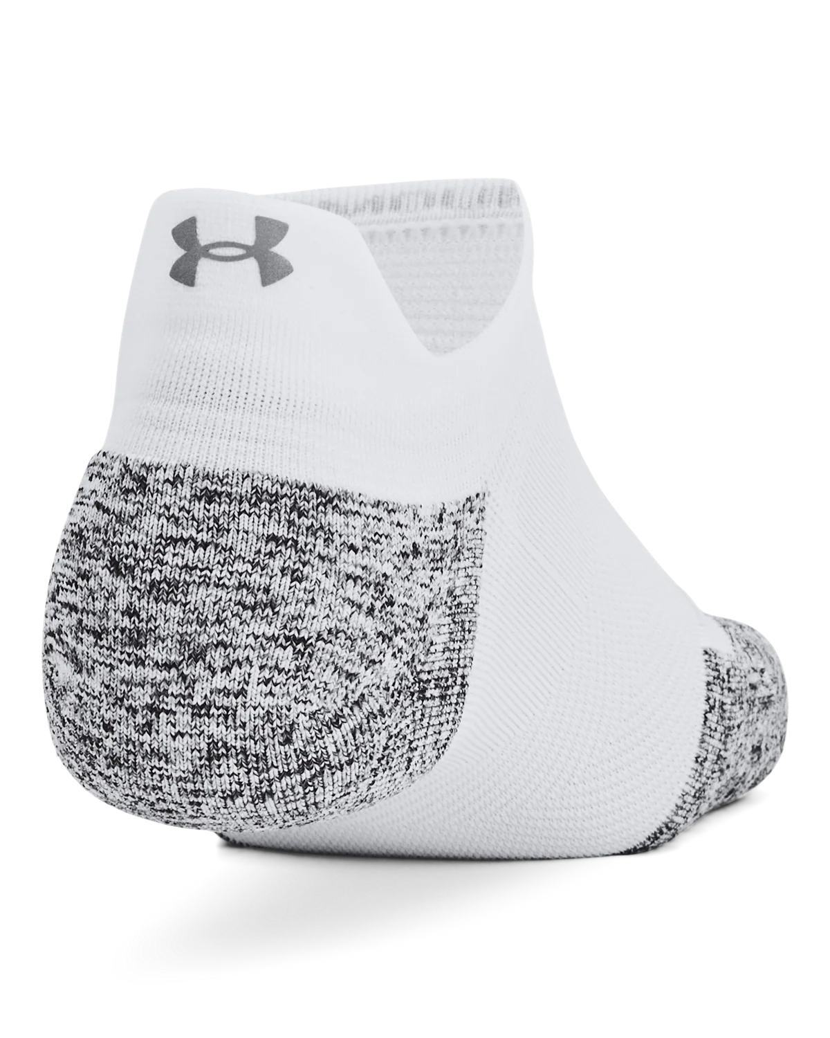 UA ArmourDry® Run Cushion 3-Pack No Show Socks - Image 2