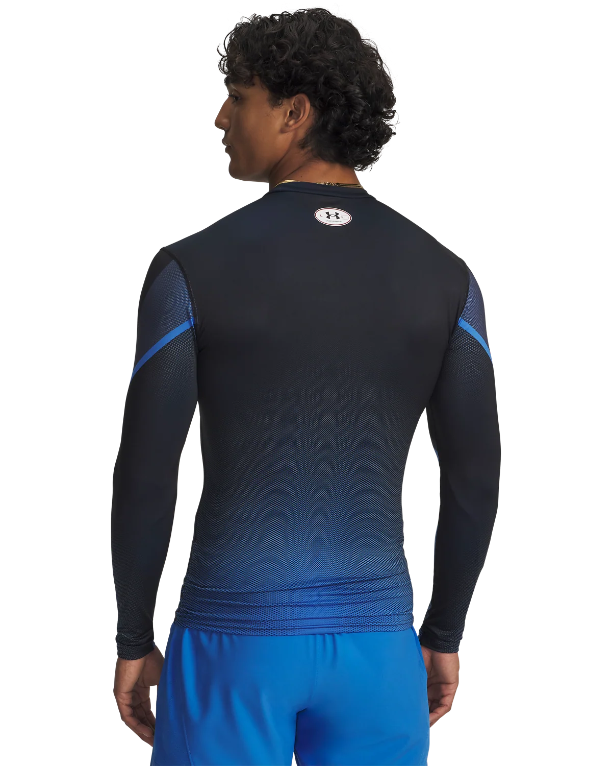 Men's UA Heatgear Sub Crew LS - Image 2
