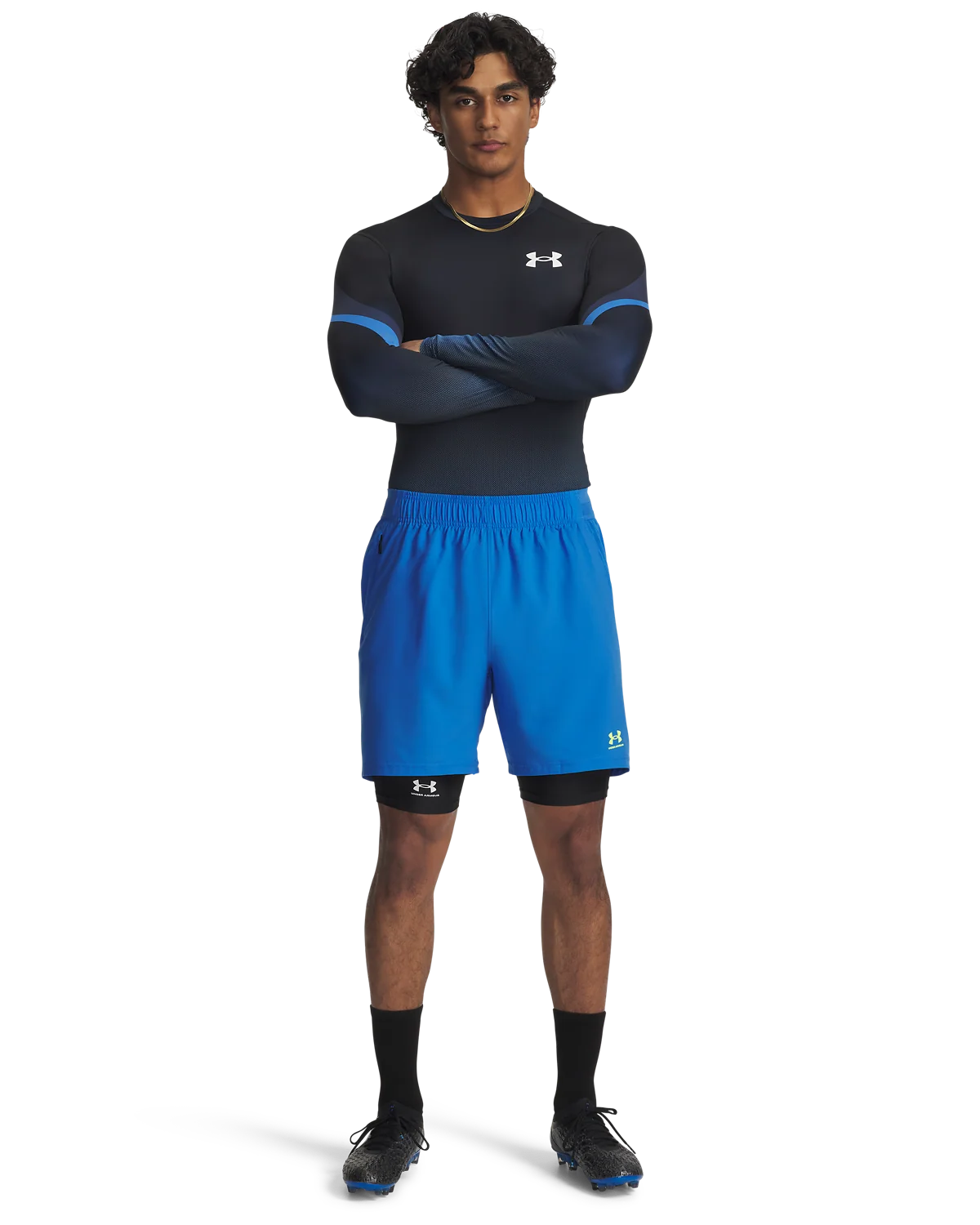 Men's UA Heatgear Sub Crew LS - Image 3