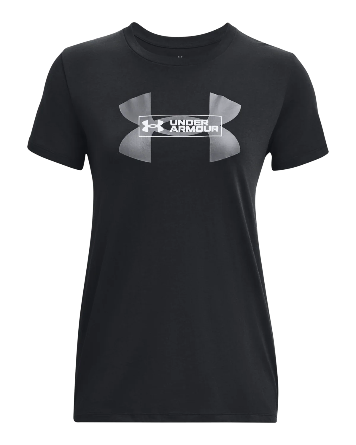 Women's UA Layered Logo Shortsleeve - Image 5