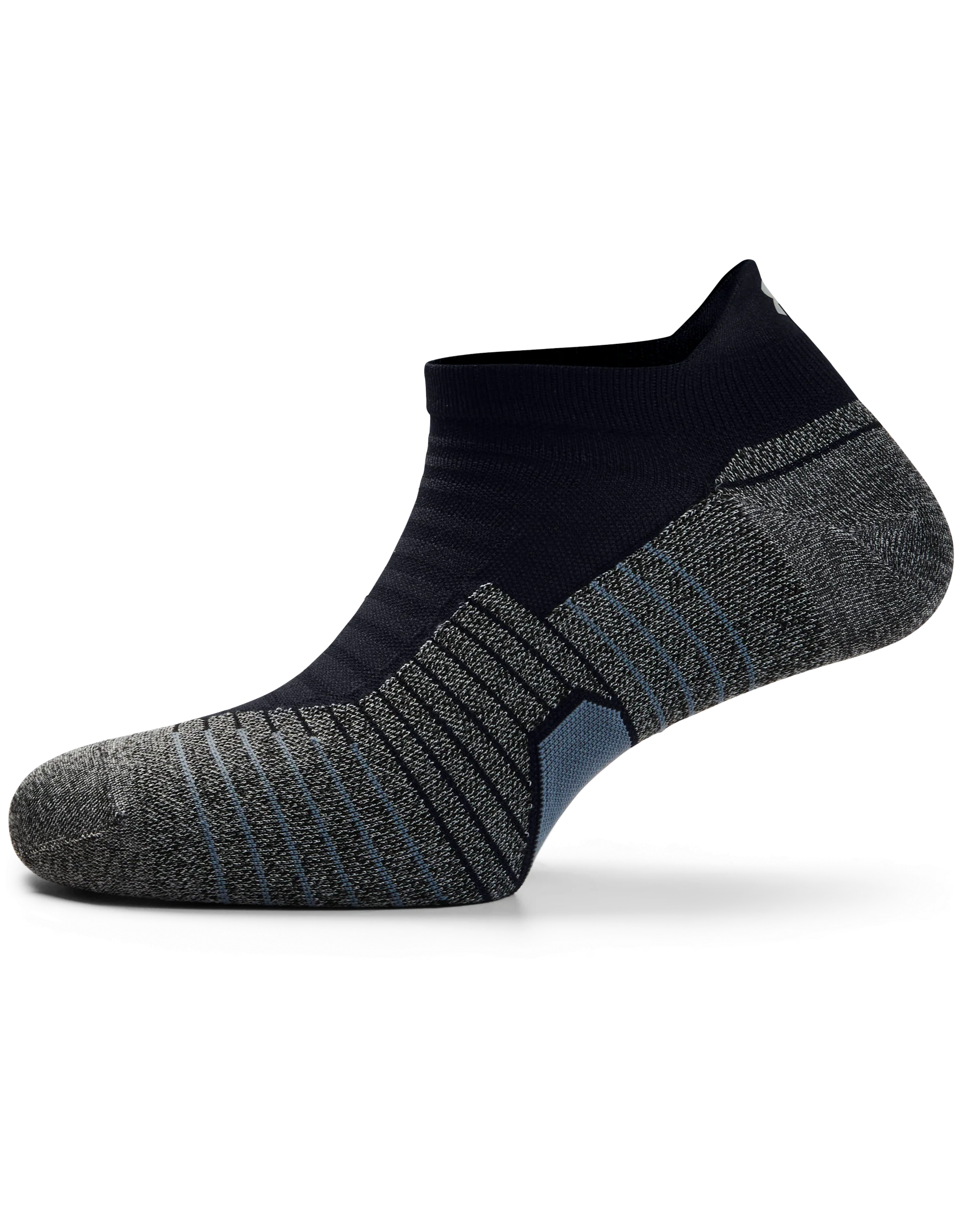 UA Run No Show Tab – 2-Pack Socks - Image 3