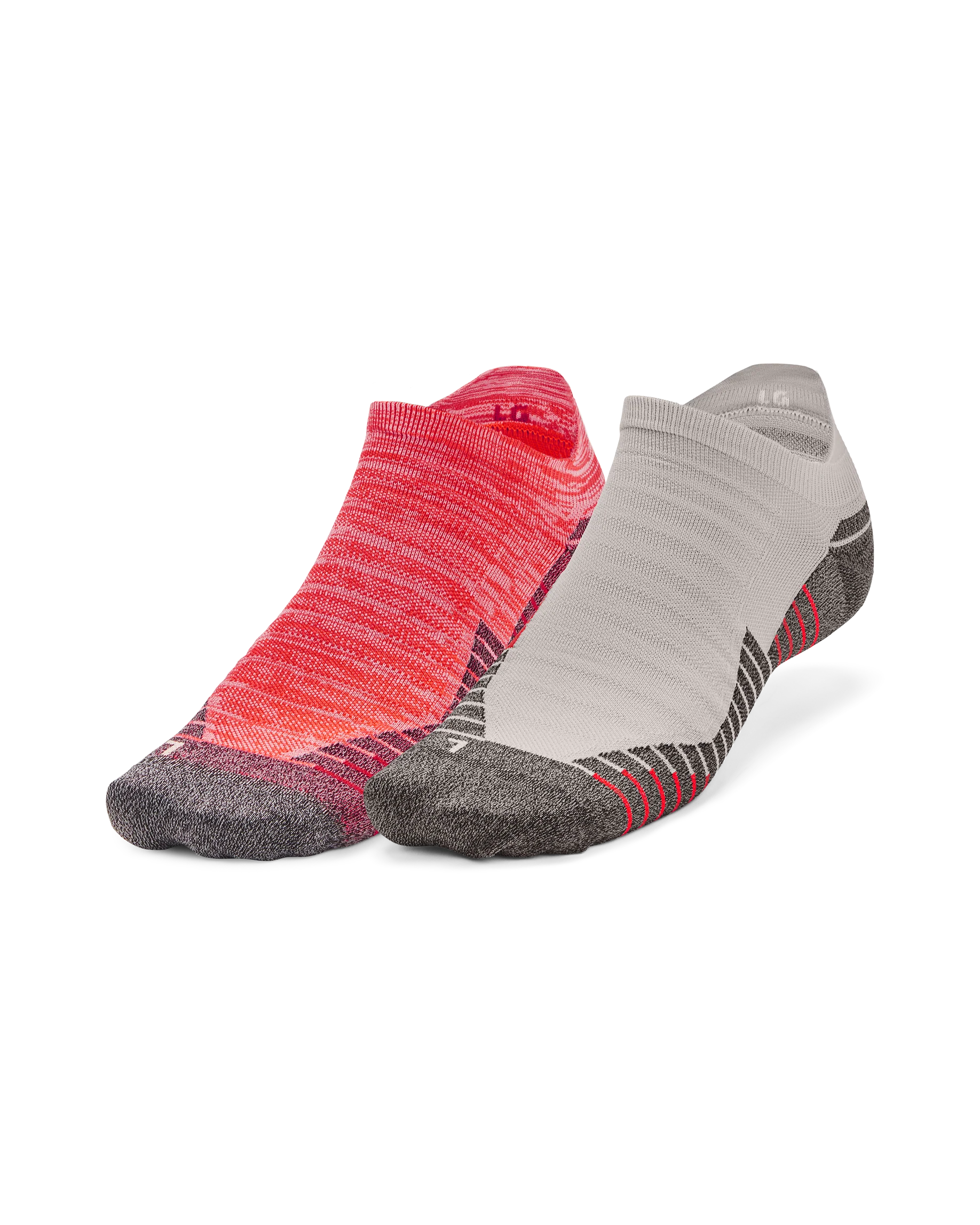 UA Run No Show Tab – 2-Pack Socks - Image 4