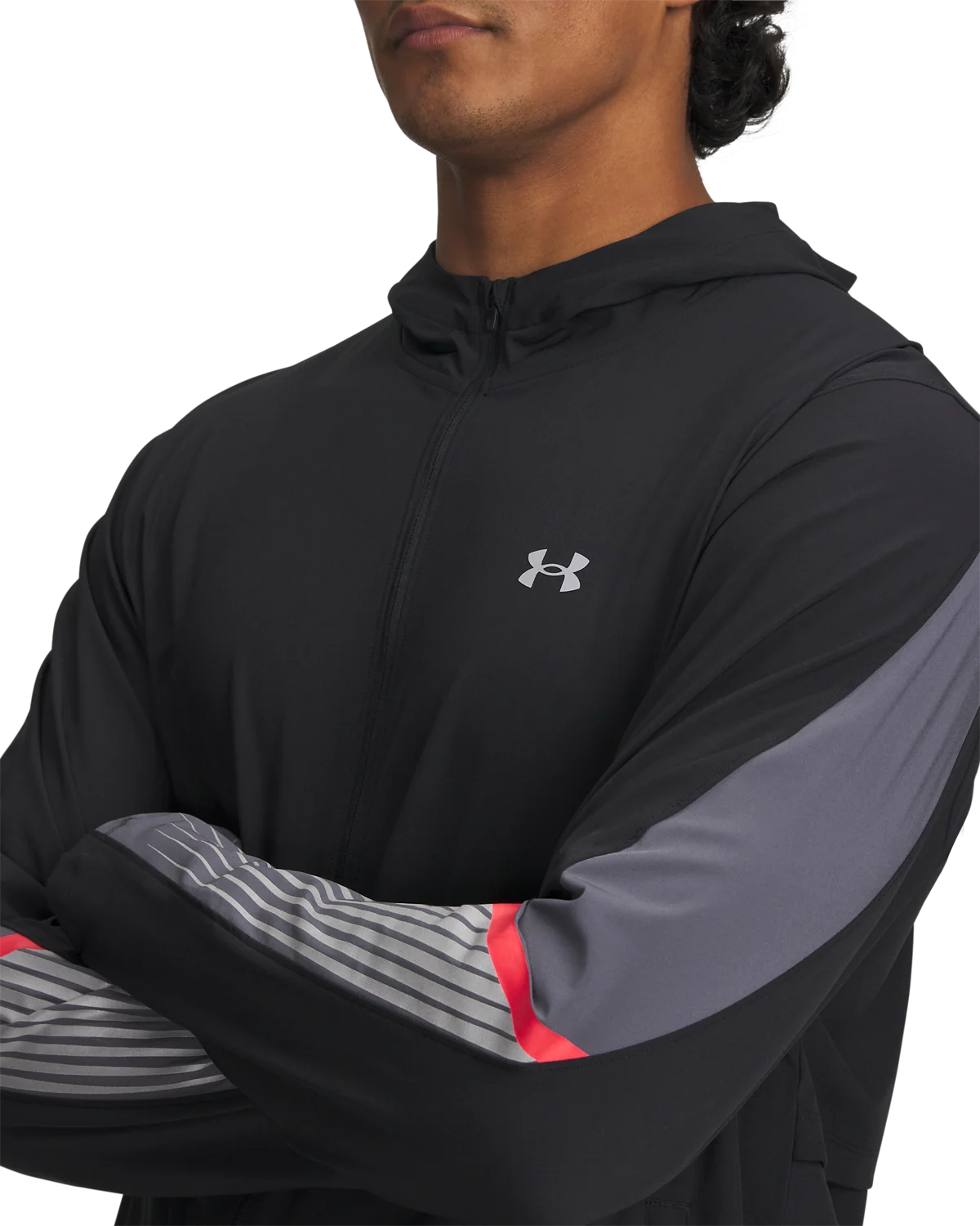 Men's UA Velociti Storm Hooded Jkt - Image 3