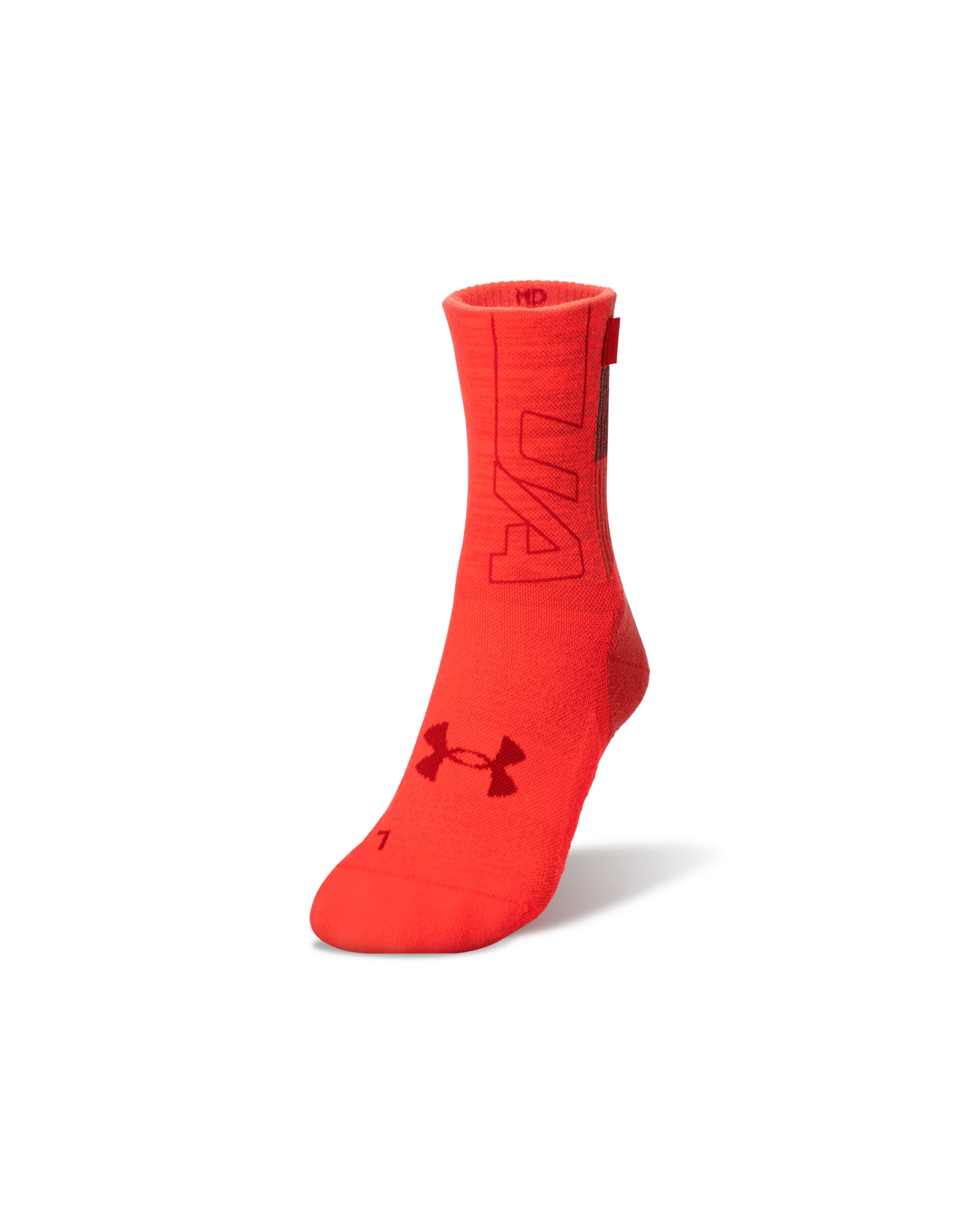 Unisex UA Armour Dry™ Run Crew Socks - Image 2