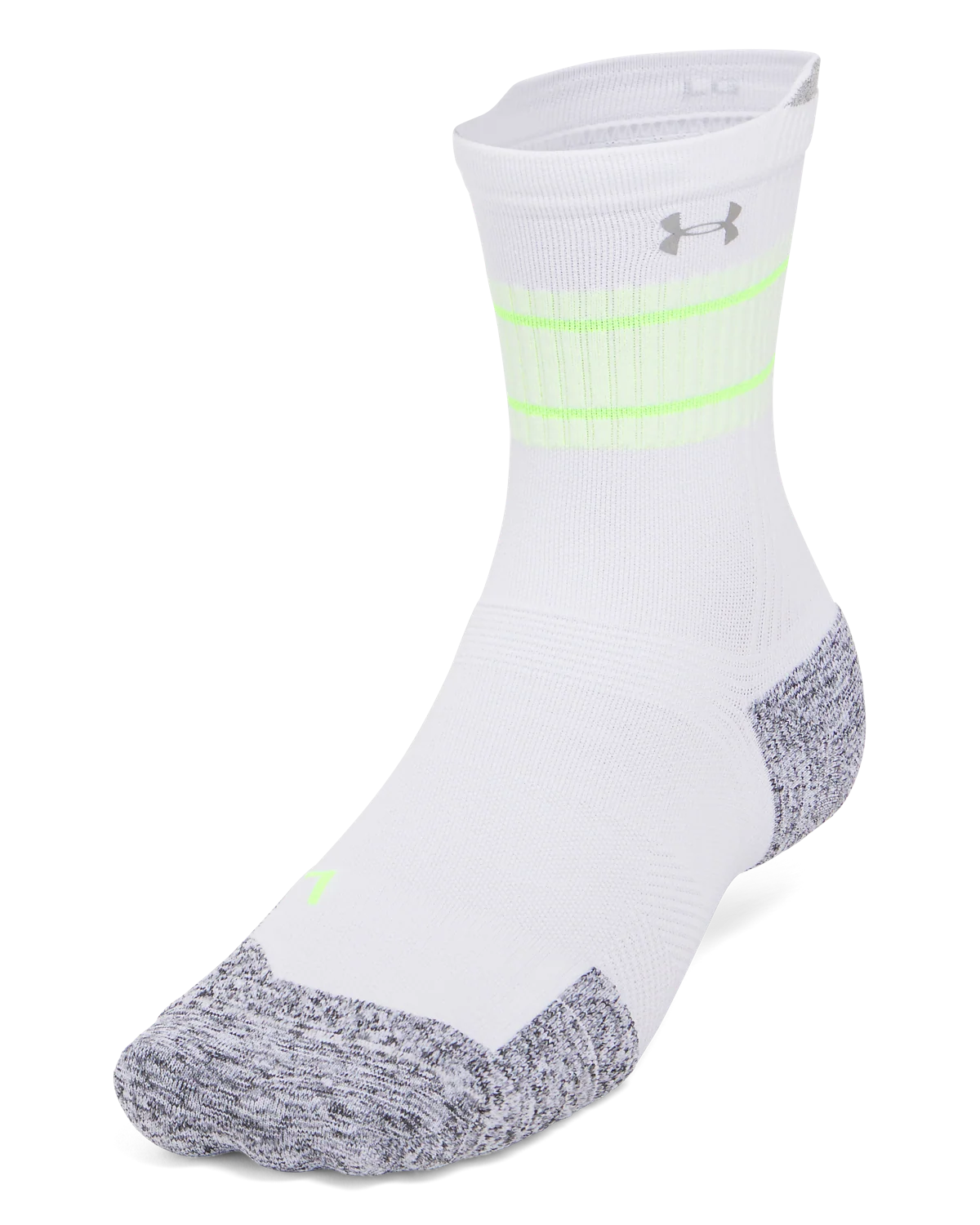 Unisex UA ArmourDry® Run Cushion 3-Pack Mid-Crew Socks - Image 2