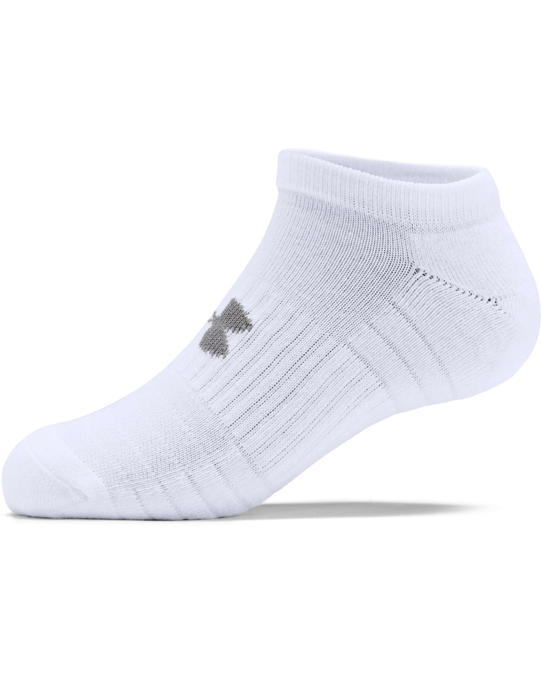 Adult UA Training Cotton No Show Socks 3-Pack - Image 3