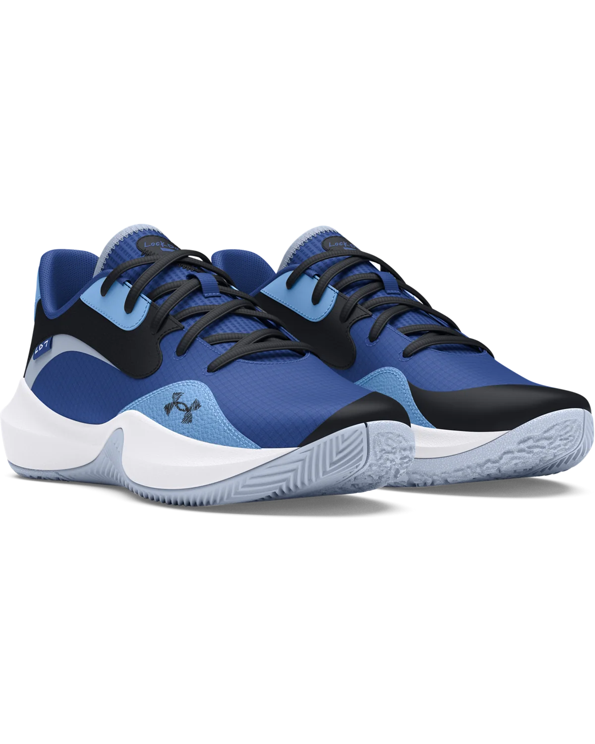 Unisex UA Lockdown 7 Low Basketball Shoes - Image 3