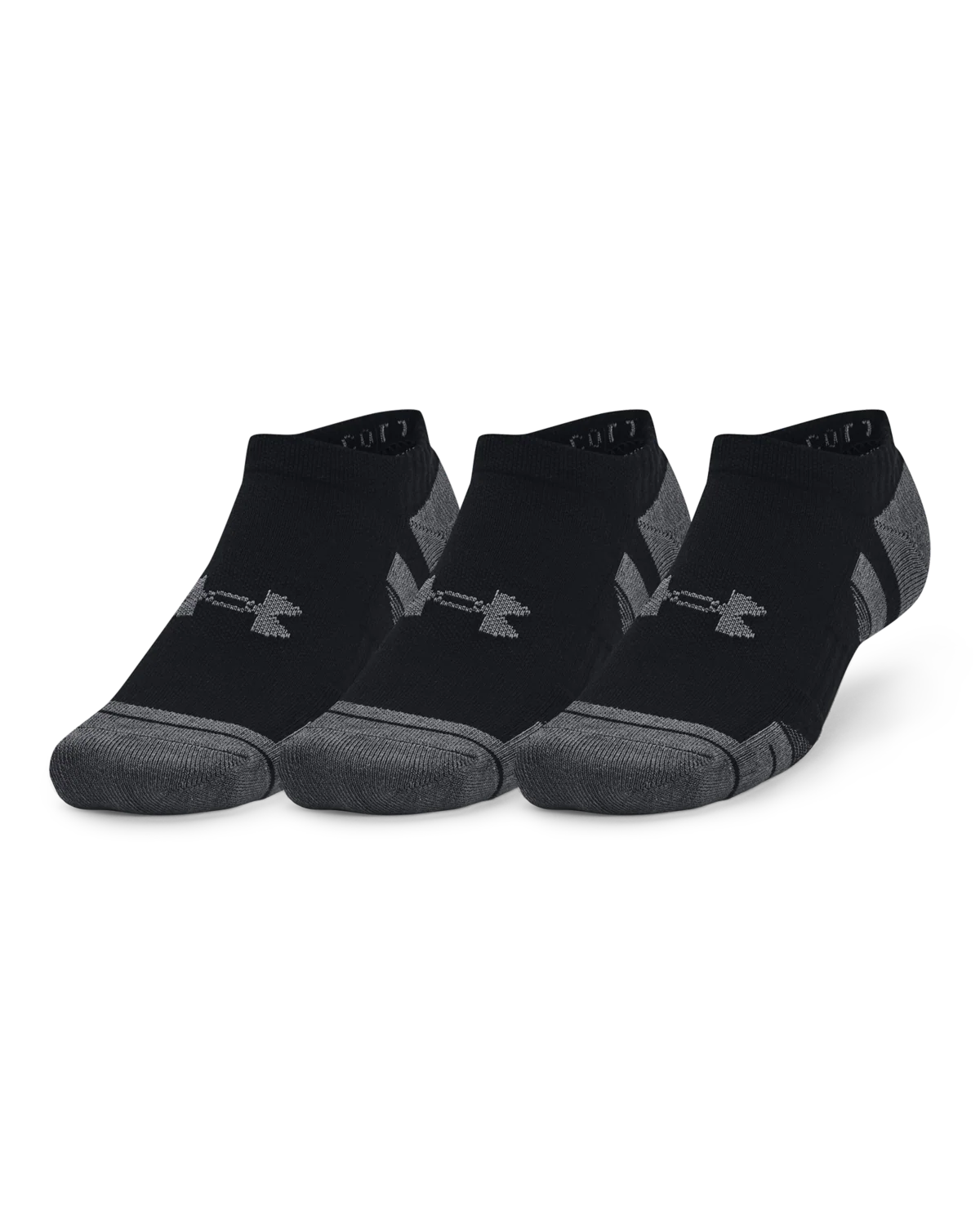 Unisex UA Performance Cotton 3-Pack No Show Socks - Image 4