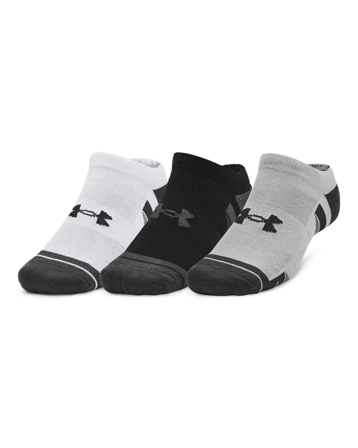 Unisex UA Performance Tech 3-Pack No Show Socks - Image 4