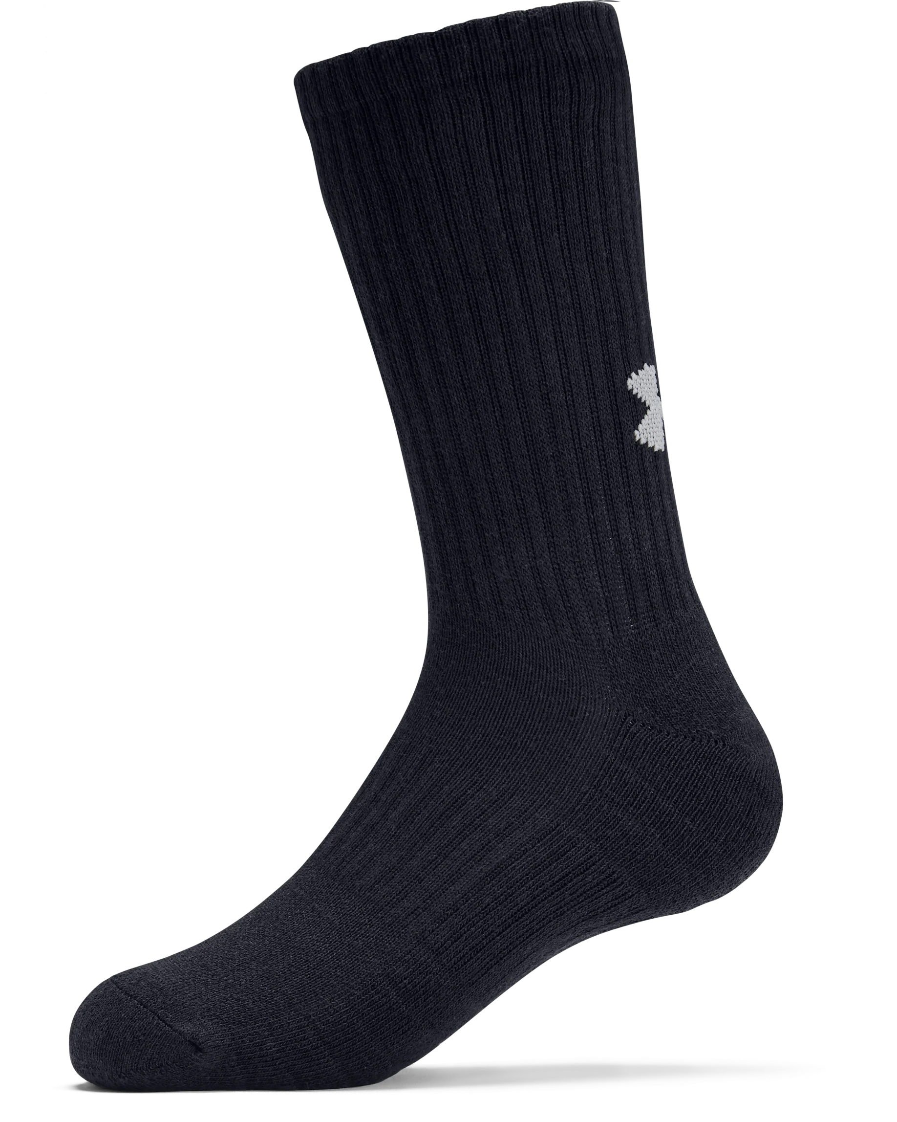 Unisex UA Training Cotton Crew 3-Pack Socks - Image 3
