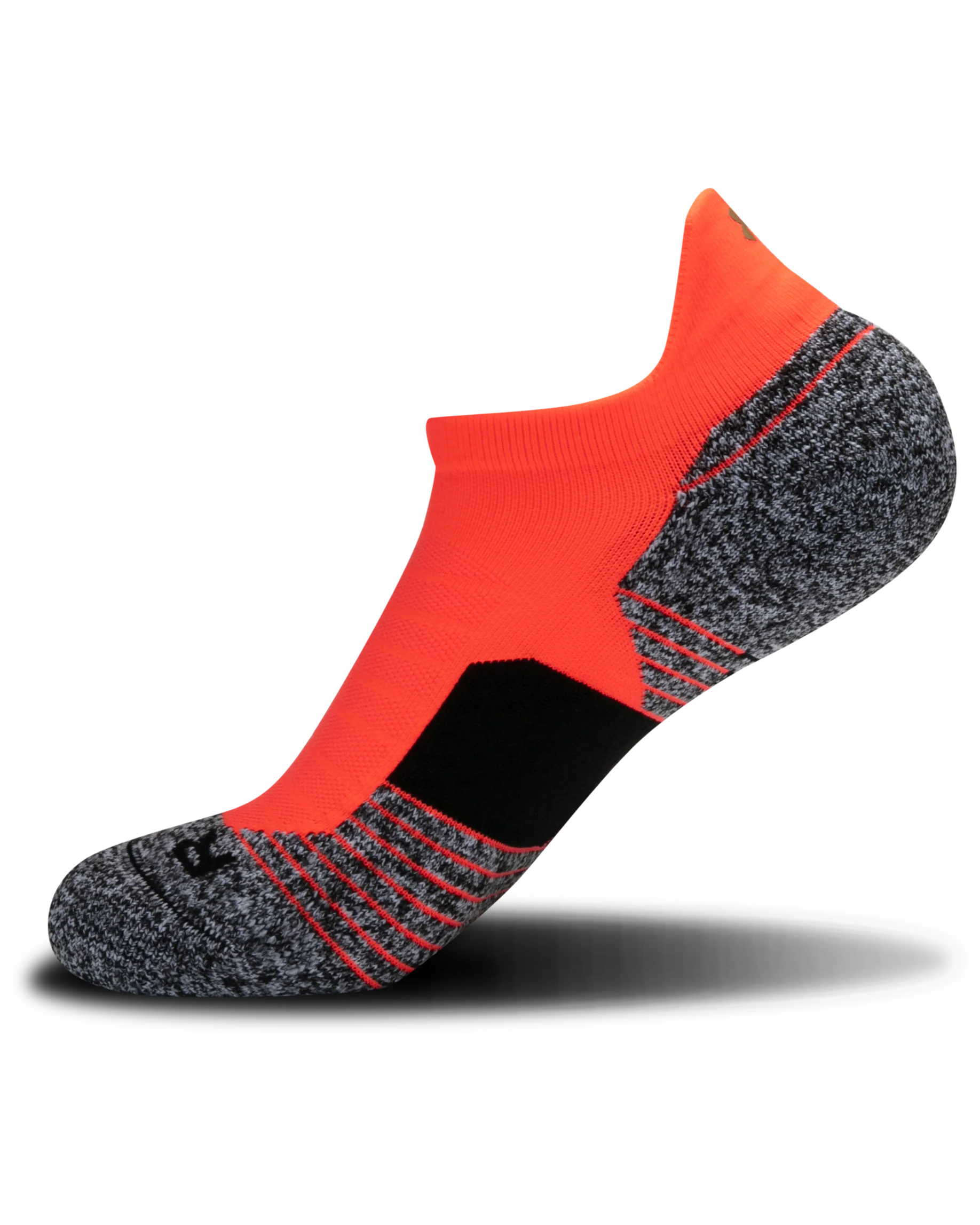 Adult UA Run Cushion No Show Tab Upstream Camo Socks
