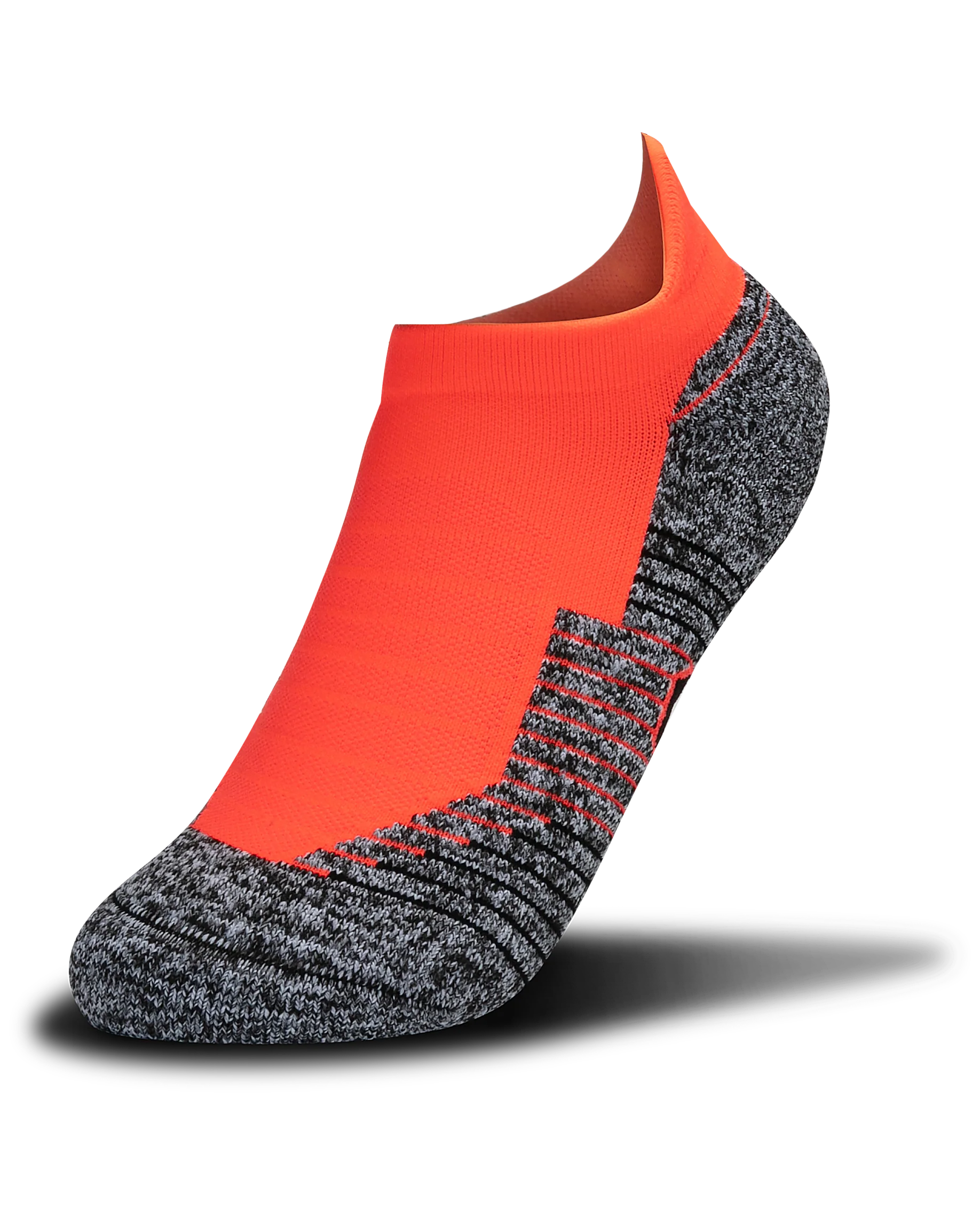 Adult UA Run Cushion No Show Tab Upstream Camo Socks - Image 3