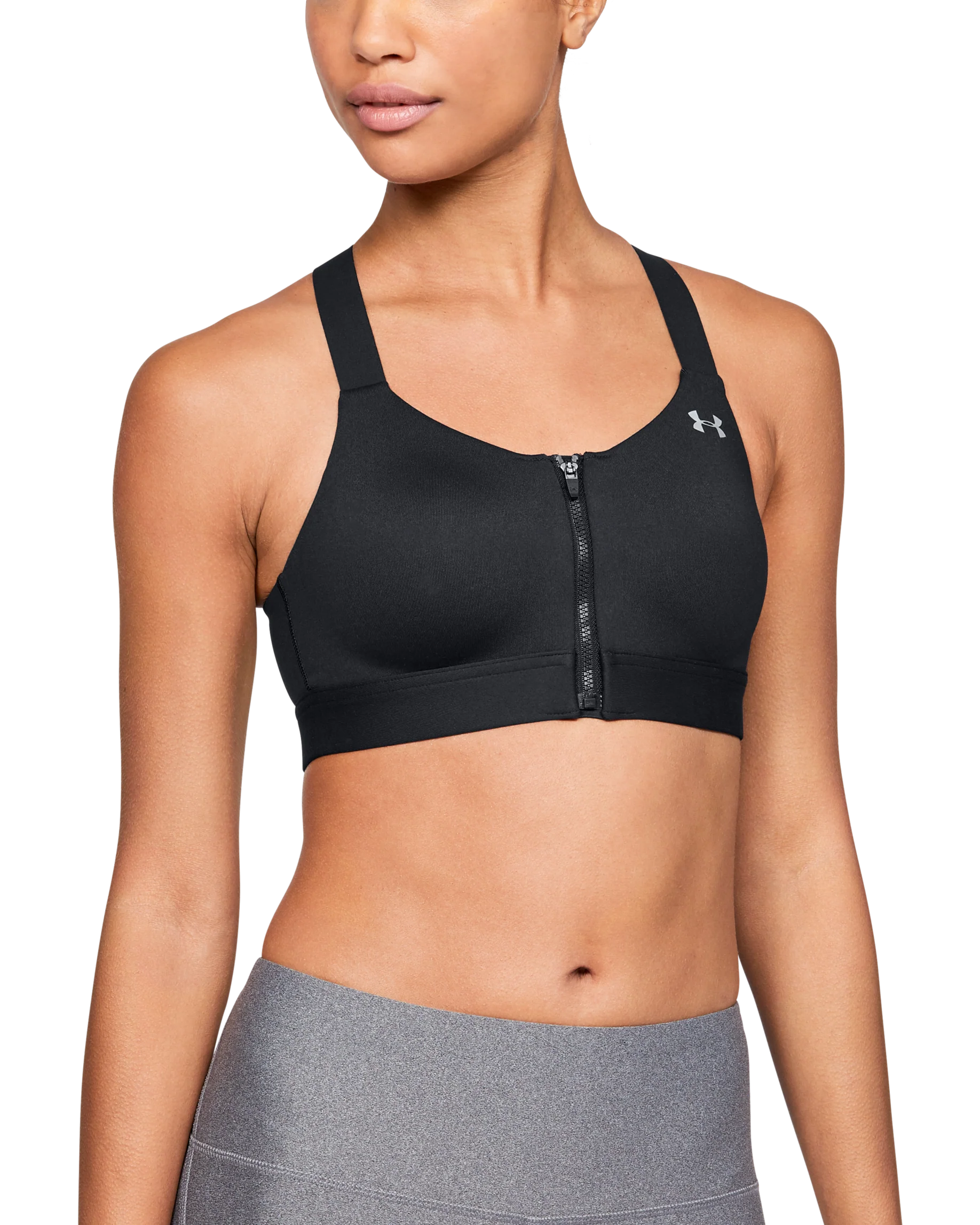 Women's UA Armour® Eclipse High Zip Sports Bra