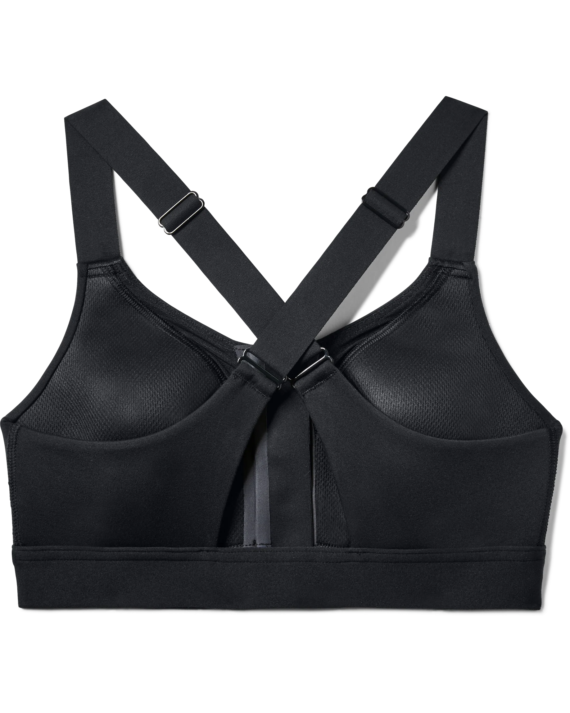 Women's UA Armour® Eclipse High Zip Sports Bra - Image 3