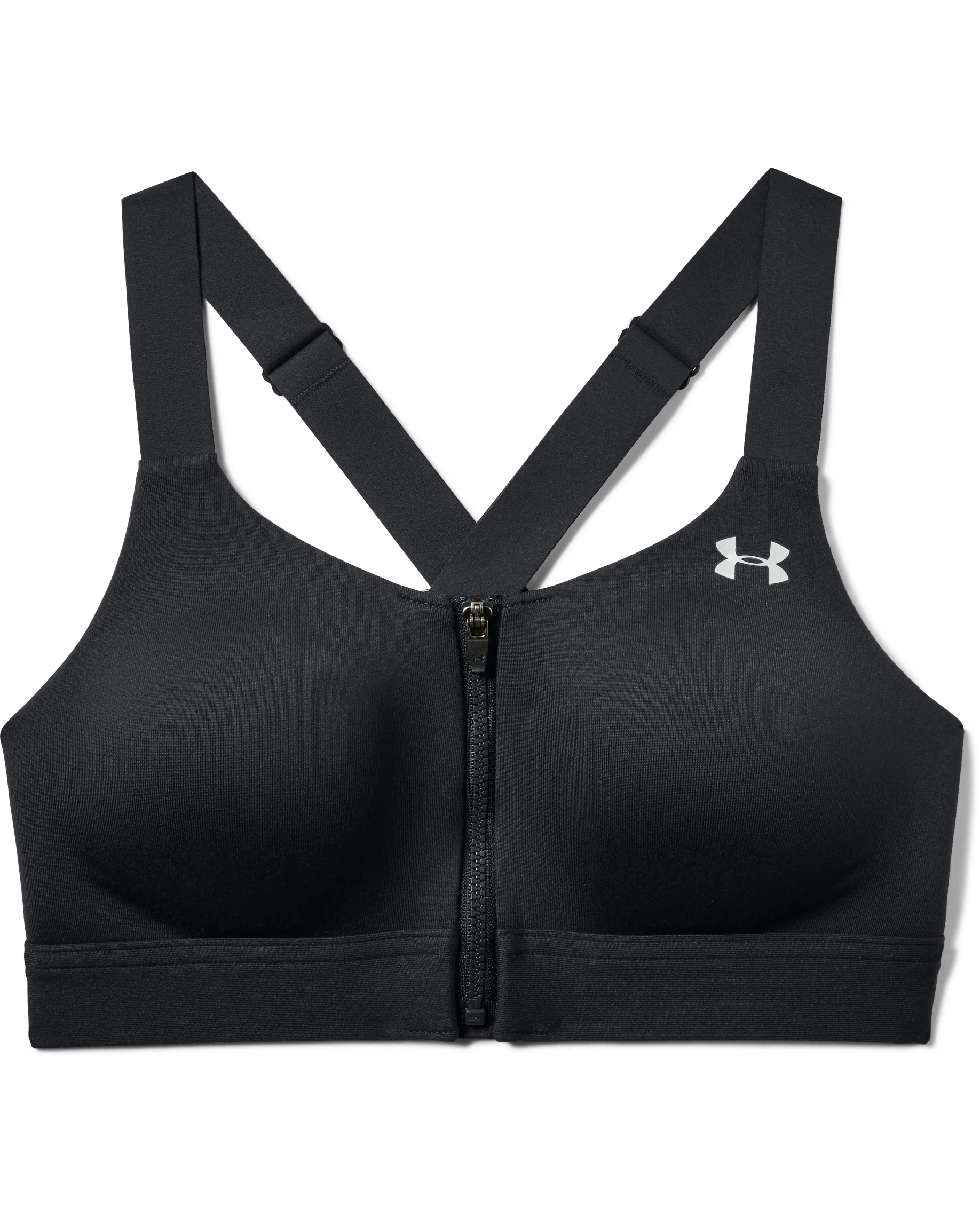 Women's UA Armour® Eclipse High Zip Sports Bra - Image 4