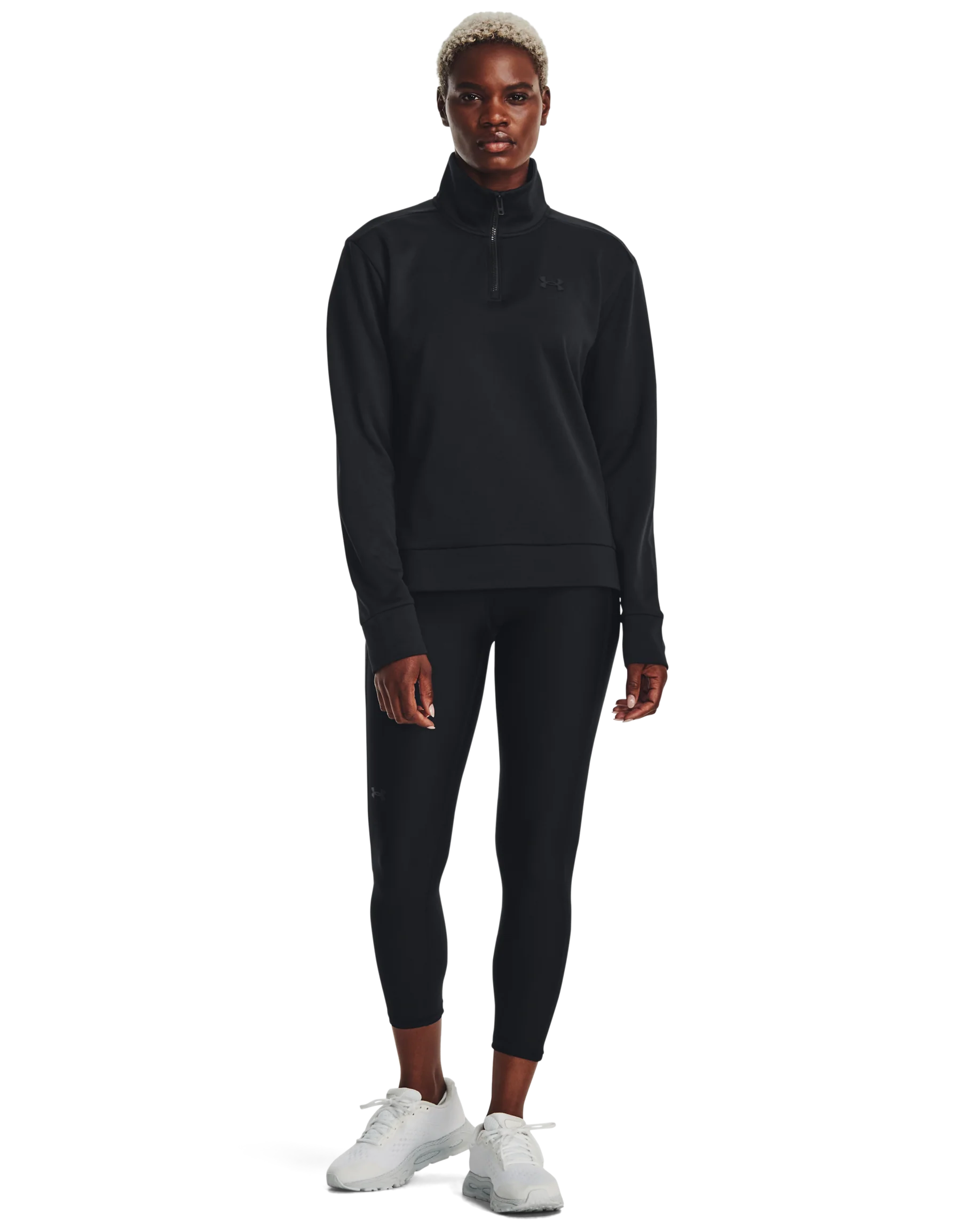 Women's UA Armour Fleece 1/4 Zip - Image 3