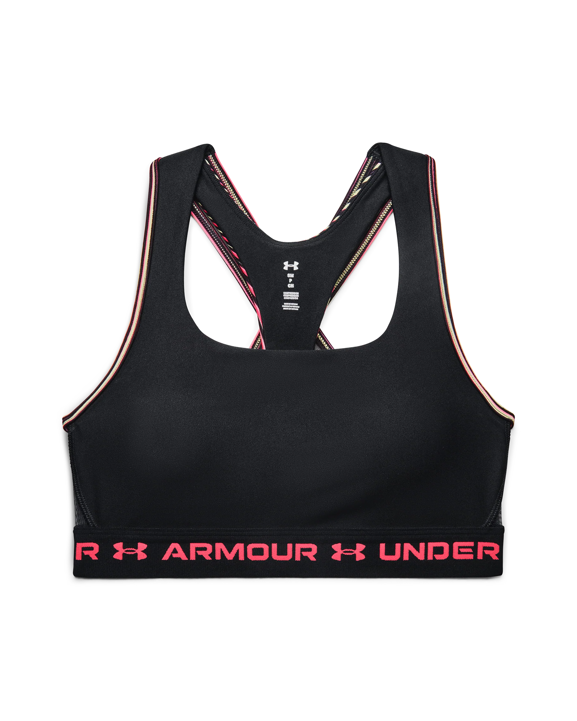 Women's Armour® Mid Crossback 80s Sports Bra - Image 12