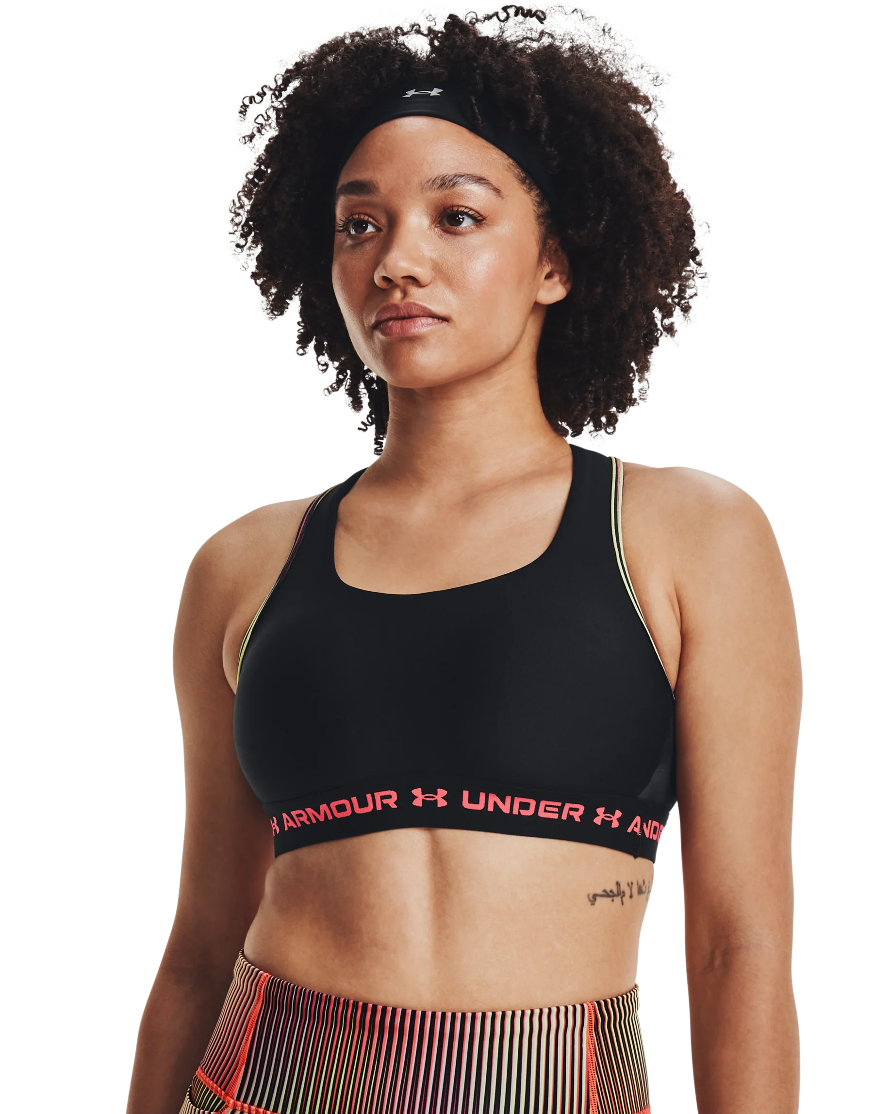 Women's Armour® Mid Crossback 80s Sports Bra - Image 8
