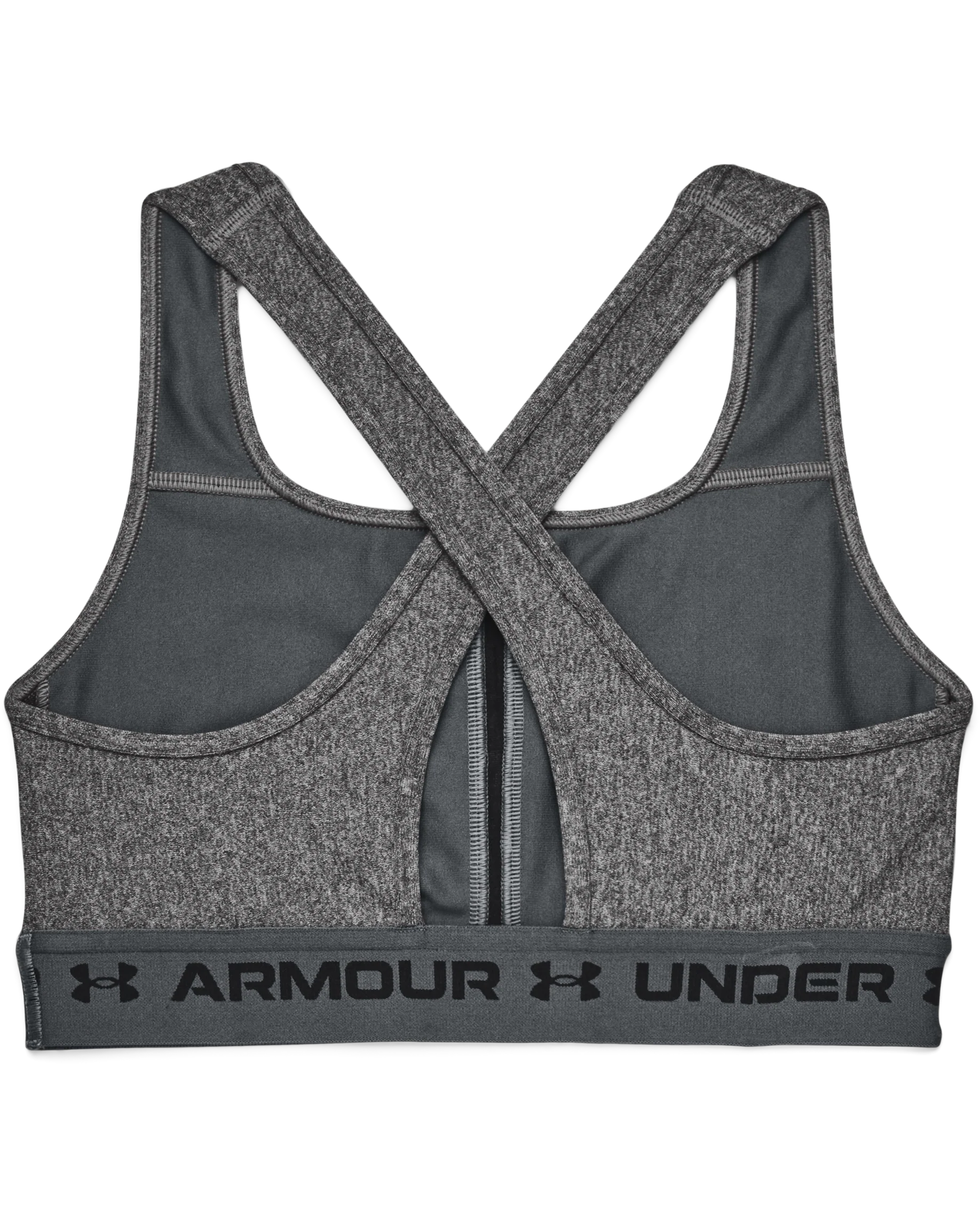Women's Armour® Mid Crossback Heather Sports Bra - Image 13