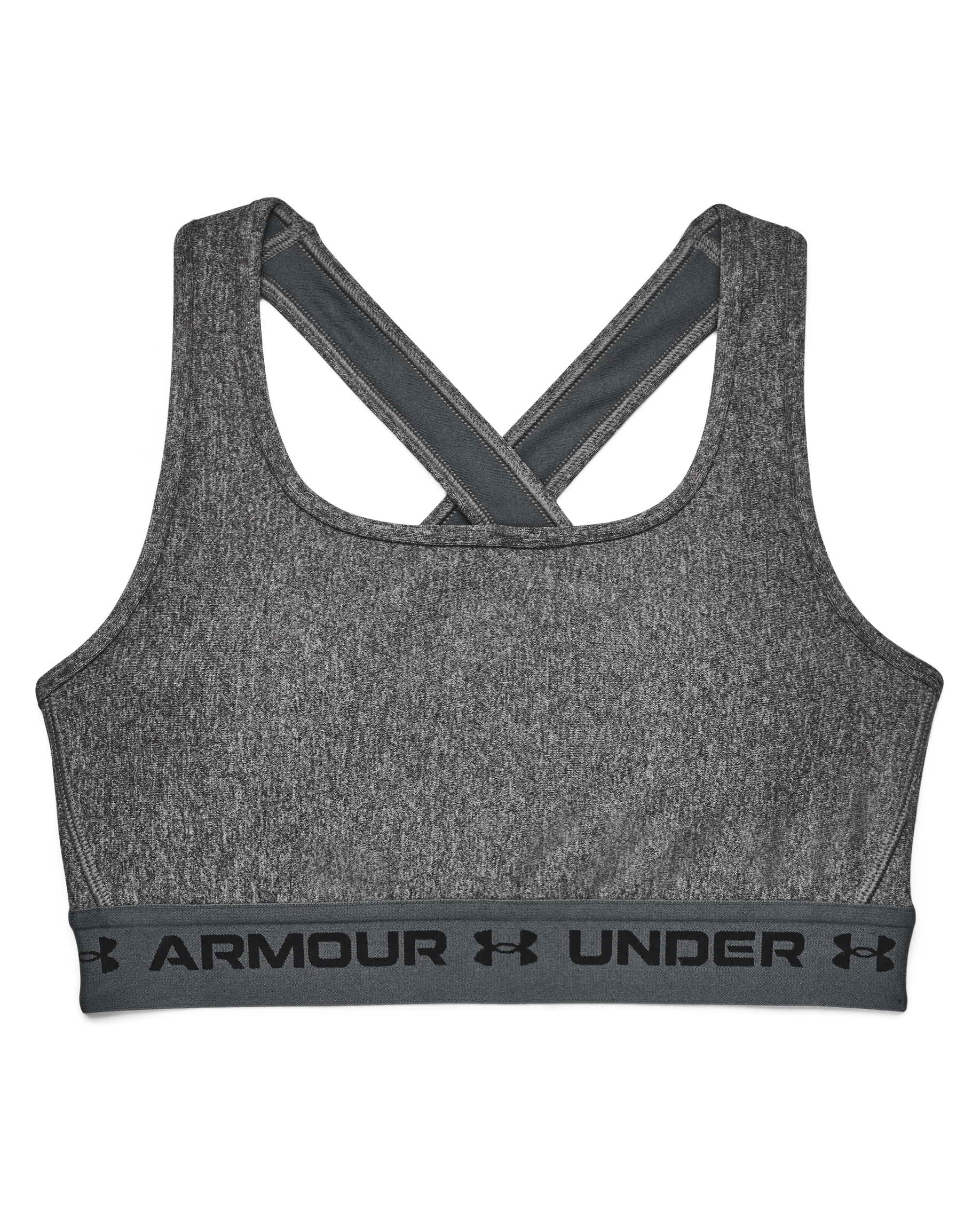 Women's Armour® Mid Crossback Heather Sports Bra - Image 14