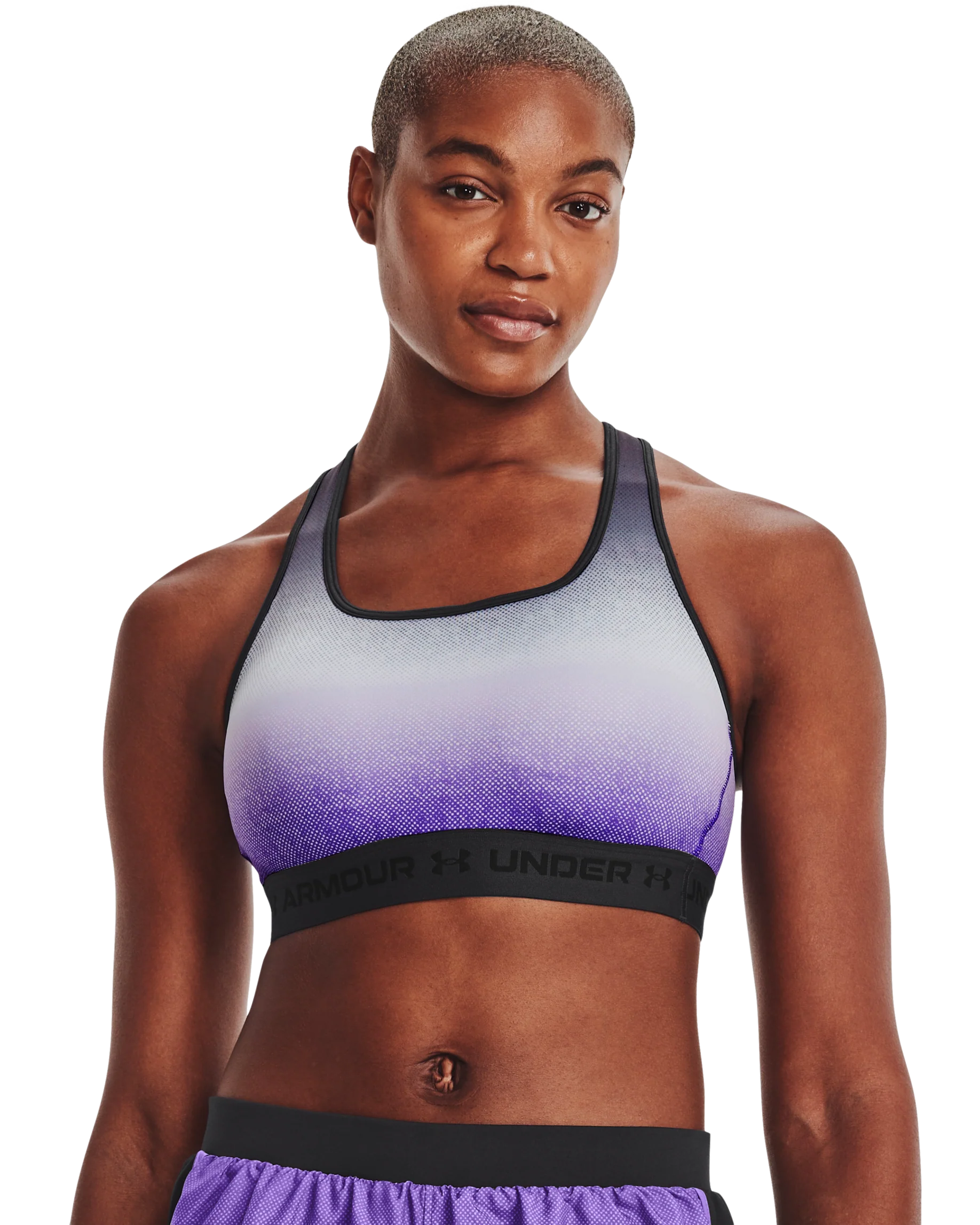 Women's Armour® Mid Crossback International Women's Day Sports Bra - Image 8