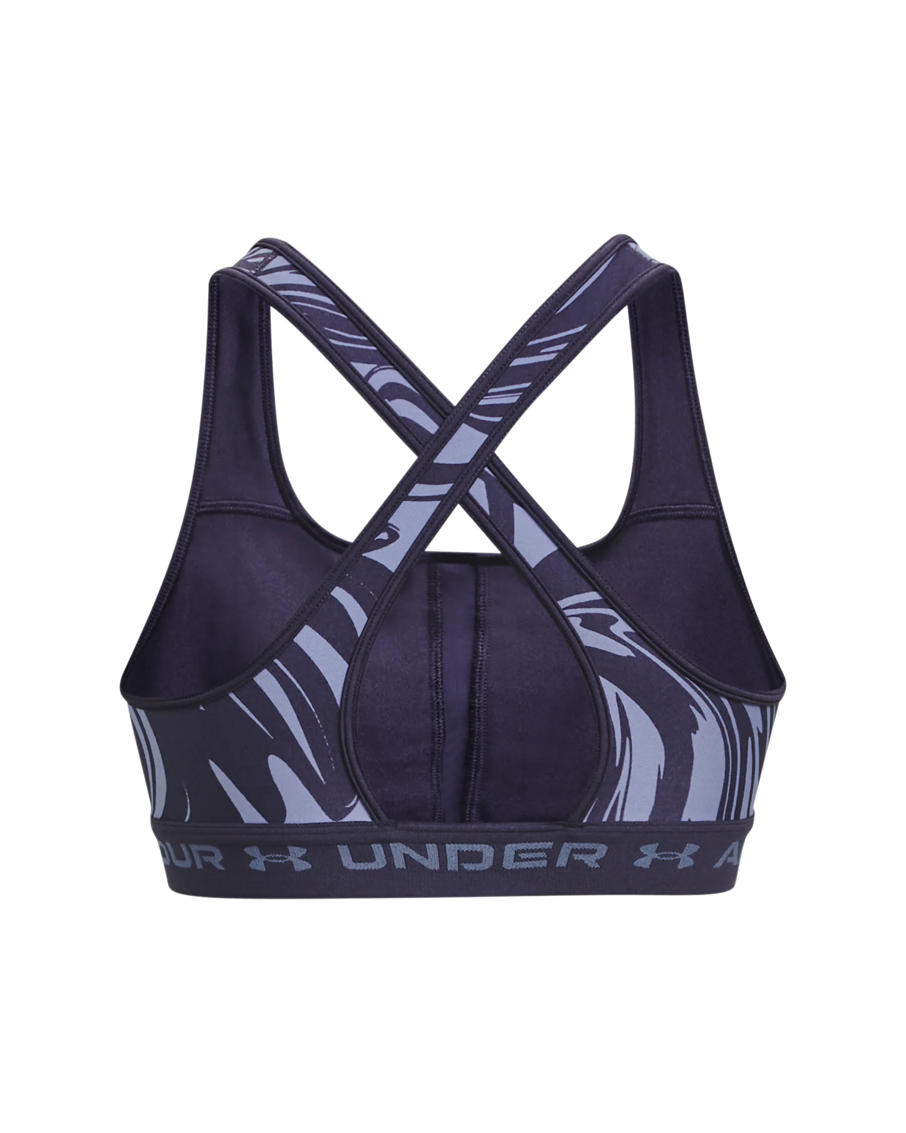 Women's Armour® Mid Crossback Print Sports Bra - Image 5