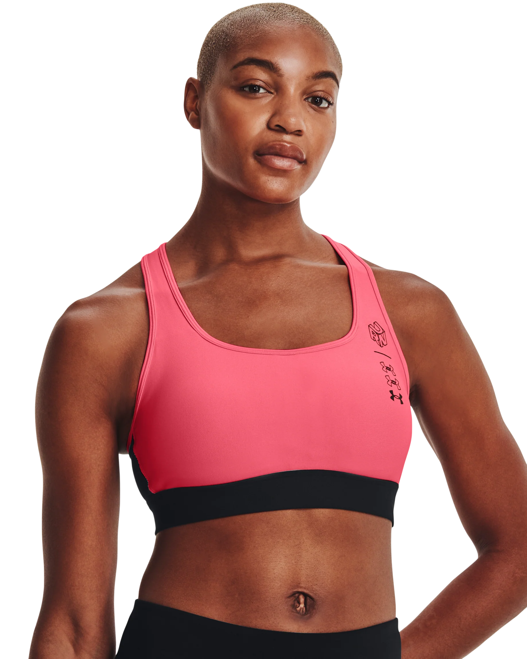 Women's Armour® Mid Crossback Run Sports Bra - Image 9