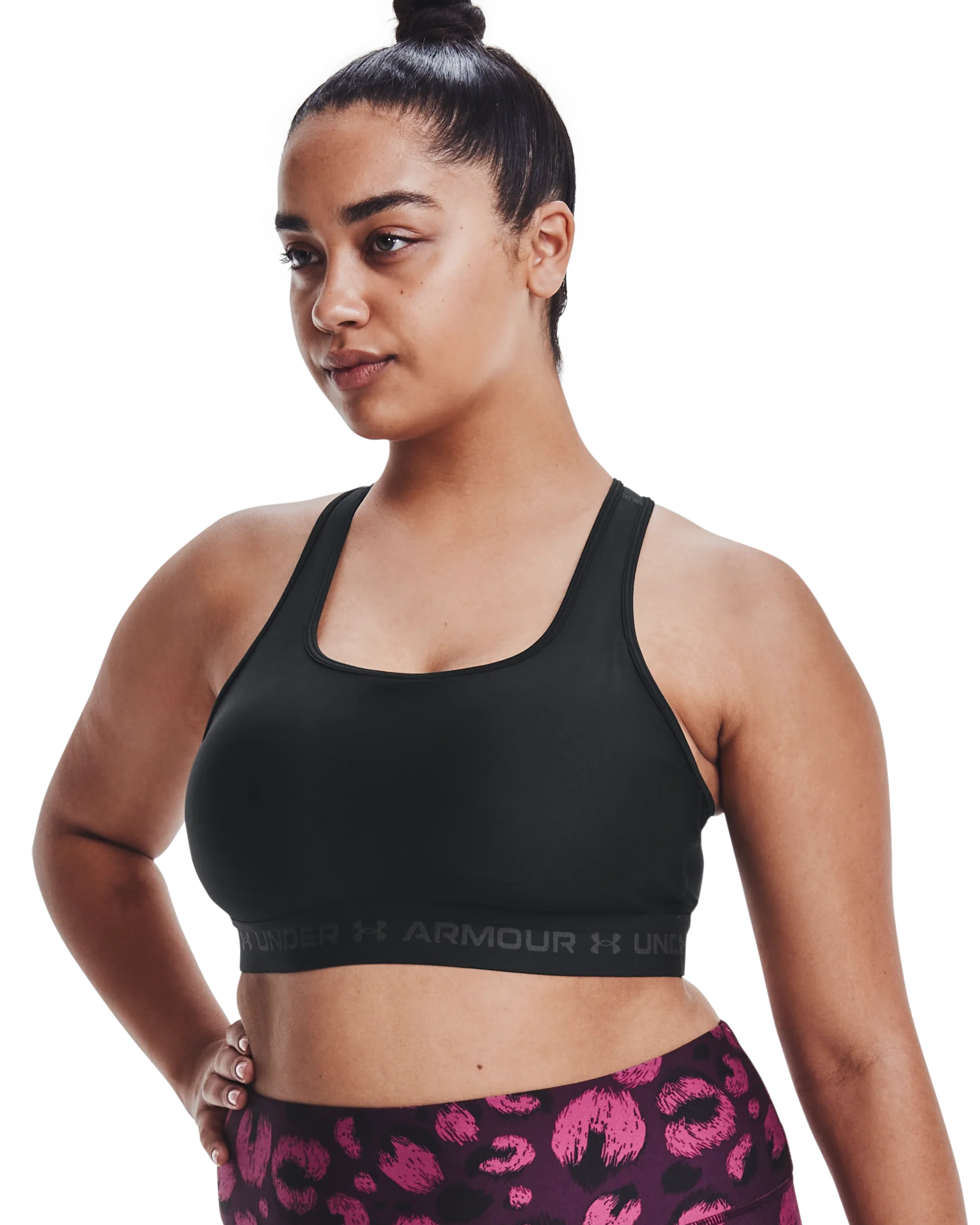 Women's Armour® Mid Crossback Sports Bra - Image 10