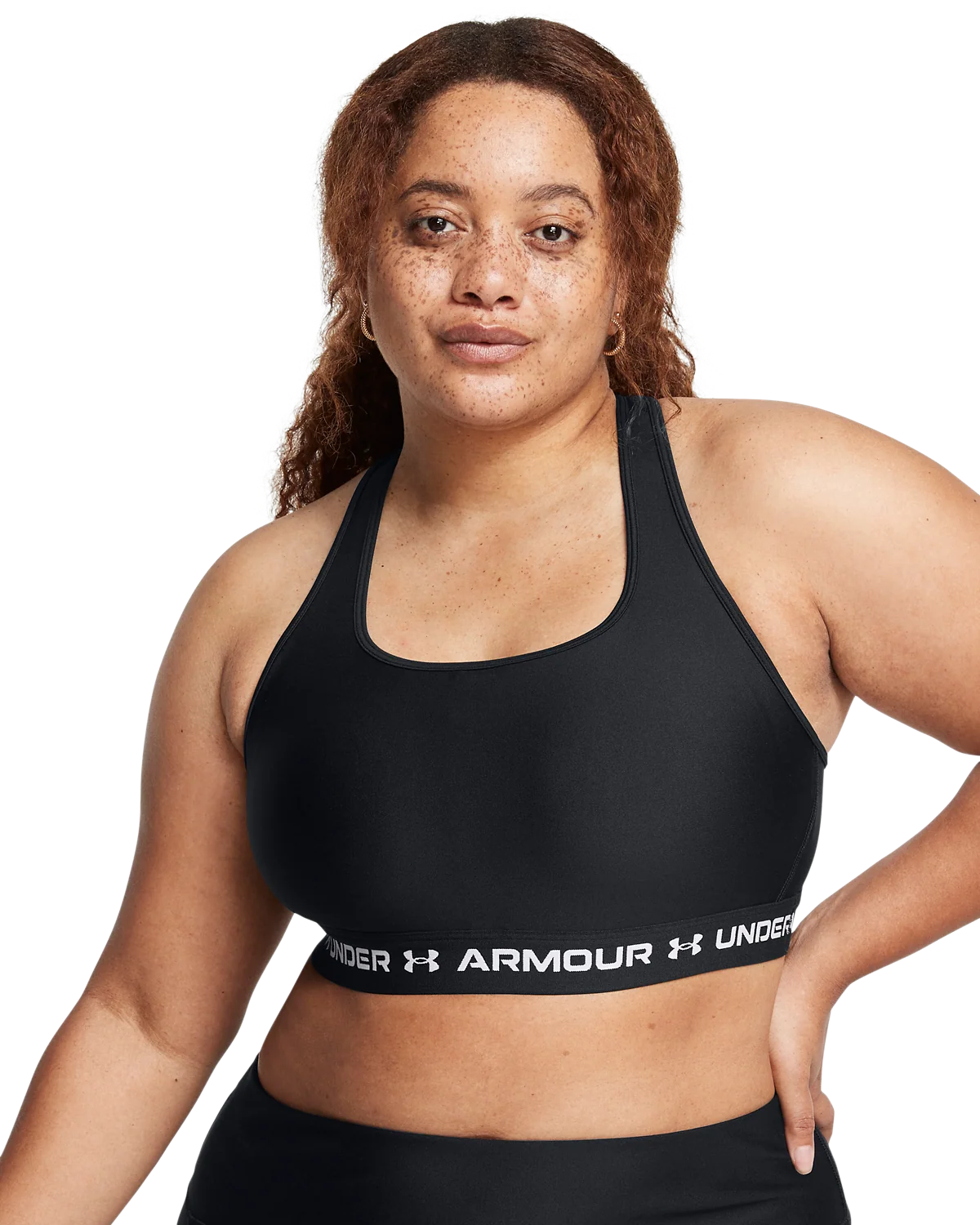 Women's Armour® Mid Crossback Sports Bra - Image 12