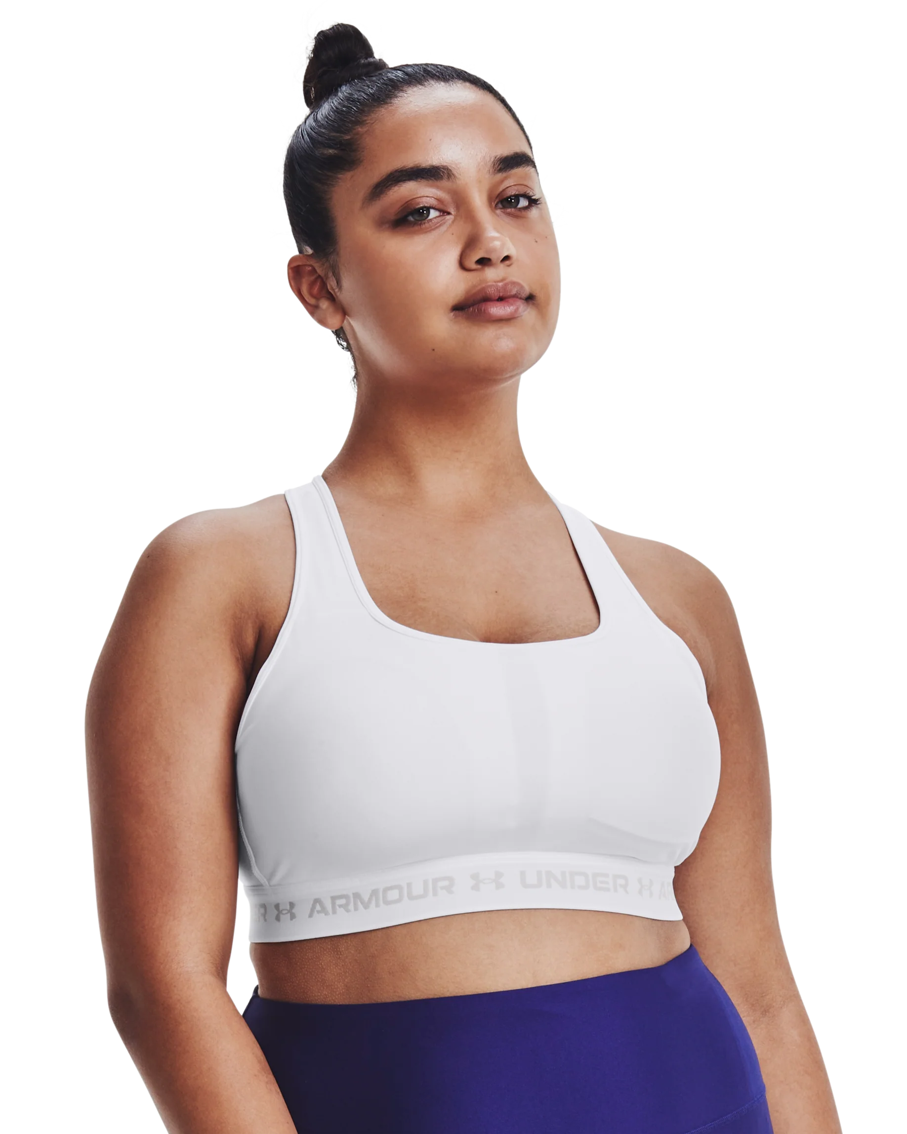 Women's Armour® Mid Crossback Sports Bra - Image 10