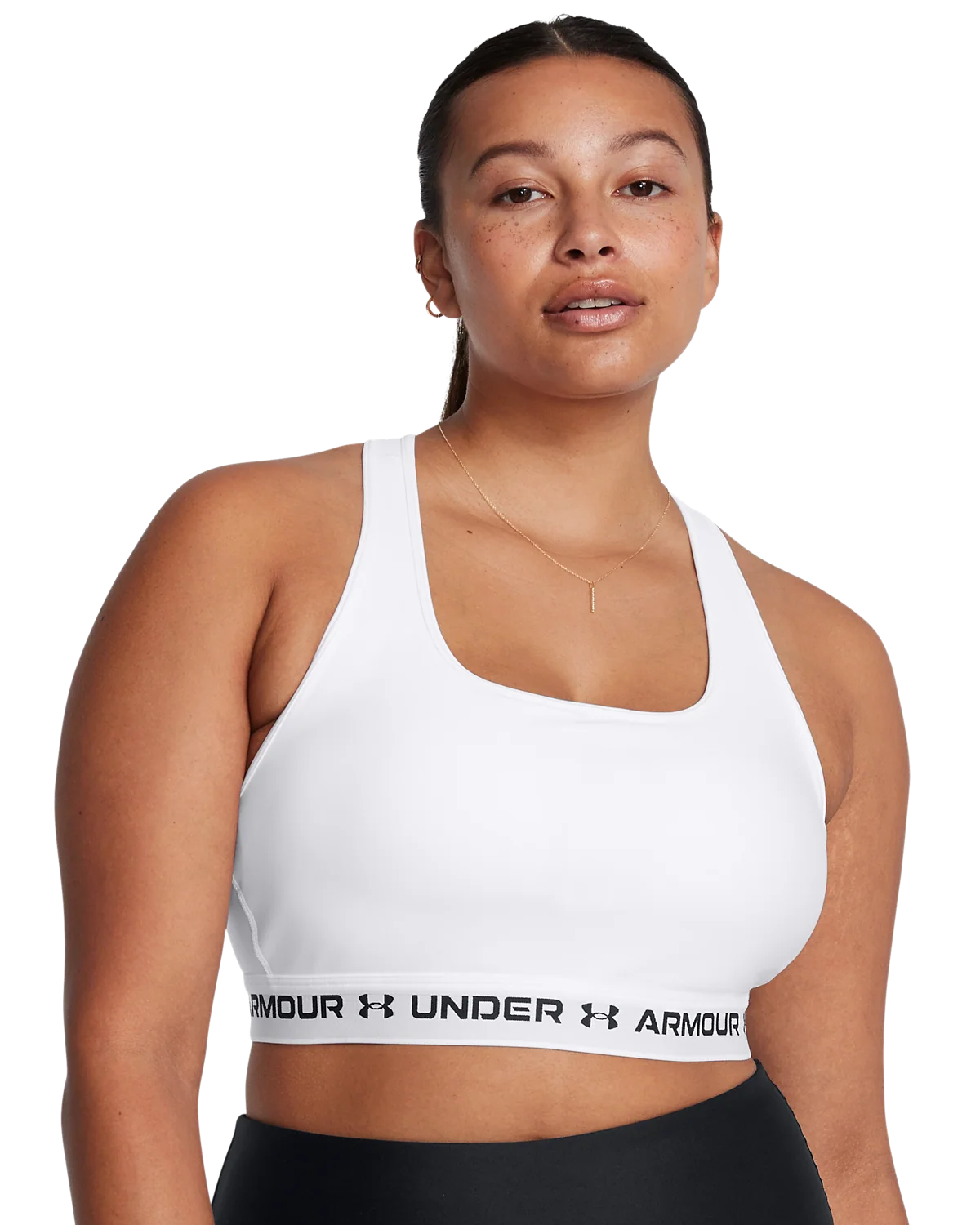 Women's Armour® Mid Crossback Sports Bra - Image 10
