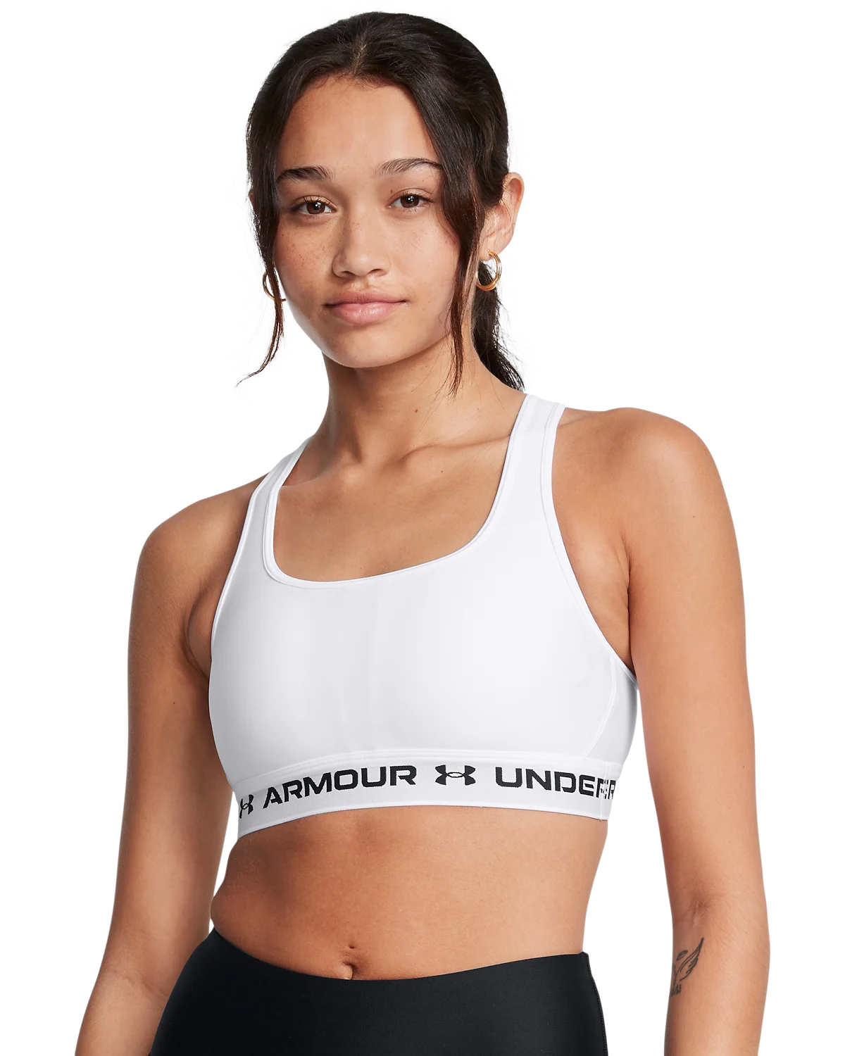 Women's Armour® Mid Crossback Sports Bra - Image 11