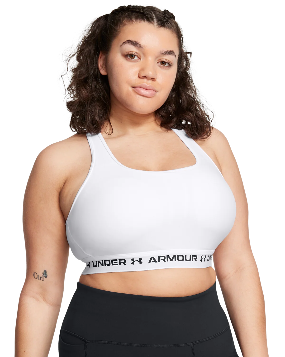 Women's Armour® Mid Crossback Sports Bra - Image 12