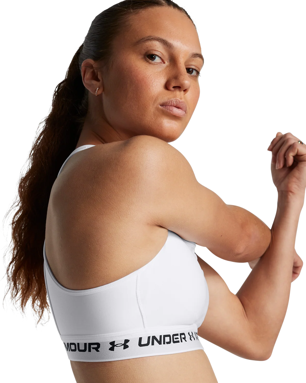 Women's Armour® Mid Crossback Sports Bra - Image 13