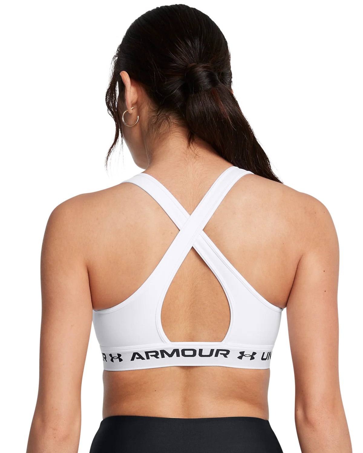 Women's Armour® Mid Crossback Sports Bra - Image 7