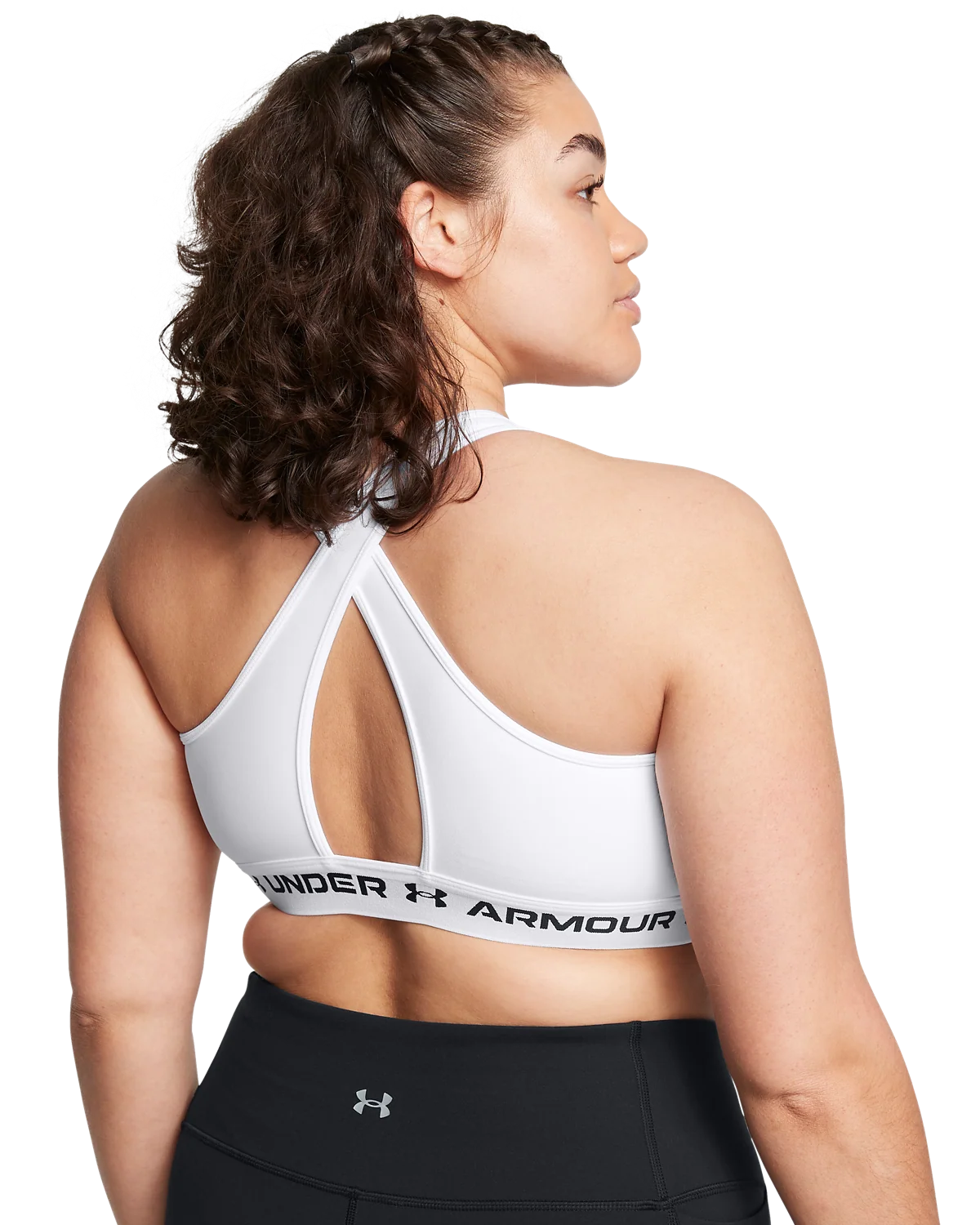 Women's Armour® Mid Crossback Sports Bra - Image 8