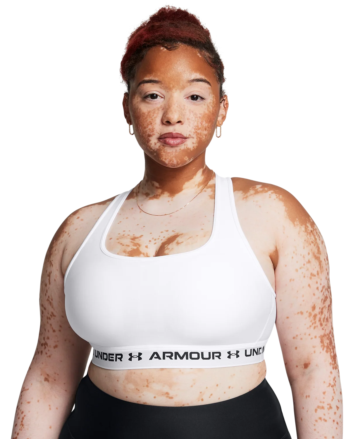 Women's Armour® Mid Crossback Sports Bra - Image 9