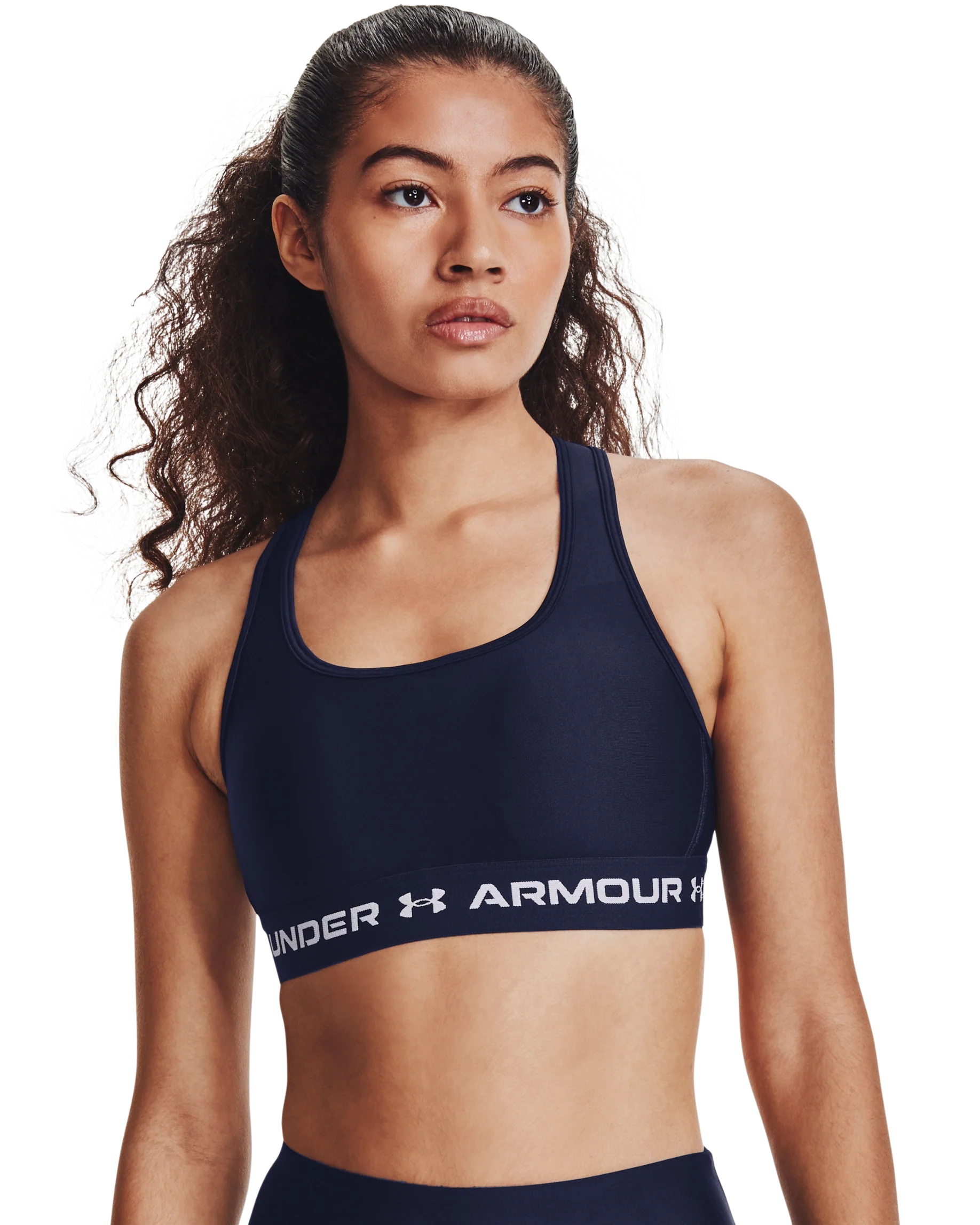 Women's Armour® Mid Crossback Sports Bra - Image 11